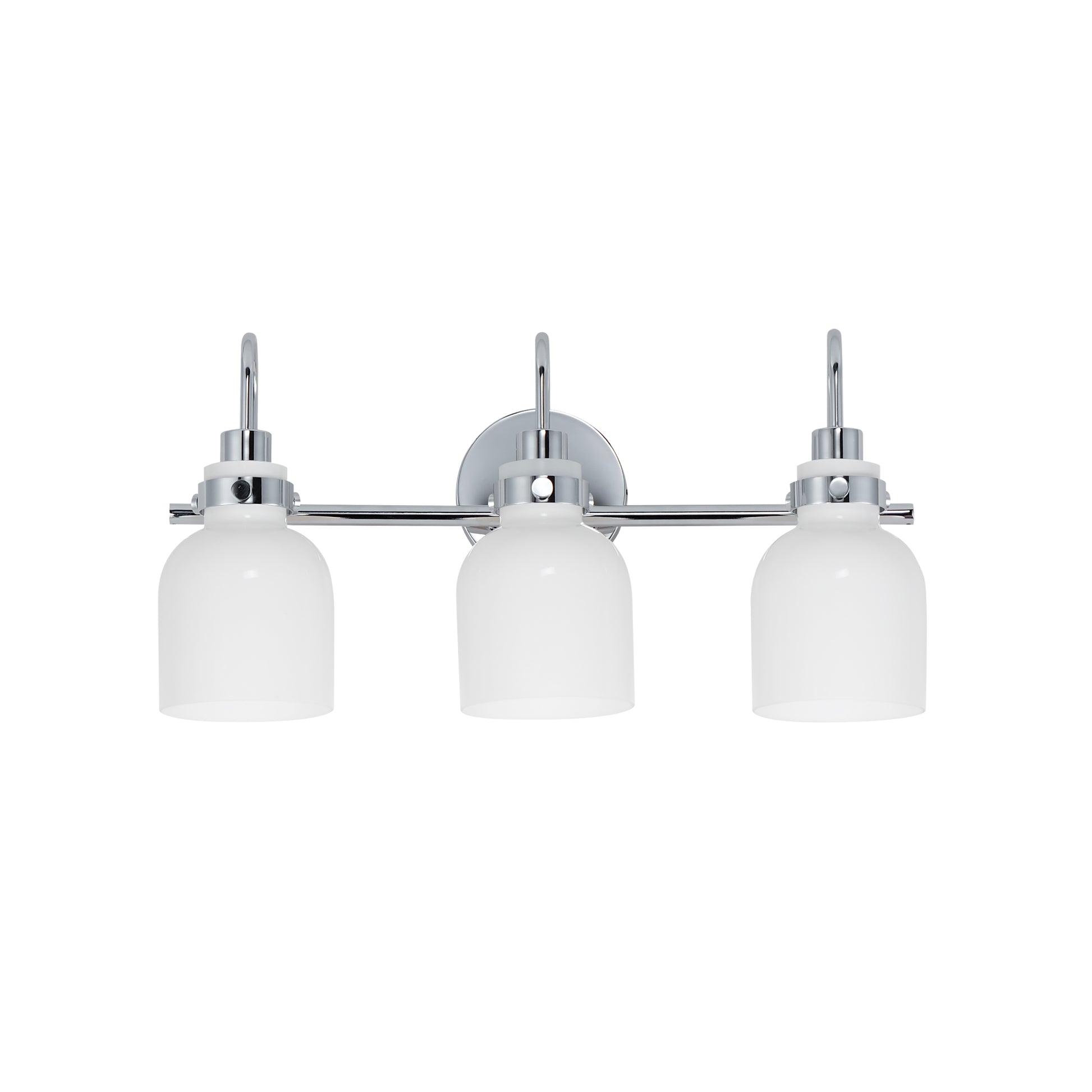 Milk 3-Light Bath Vanity Polished Chrome by Maxim Lighting