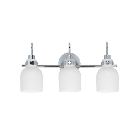 Milk 3-Light Bath Vanity Polished Chrome by Maxim Lighting