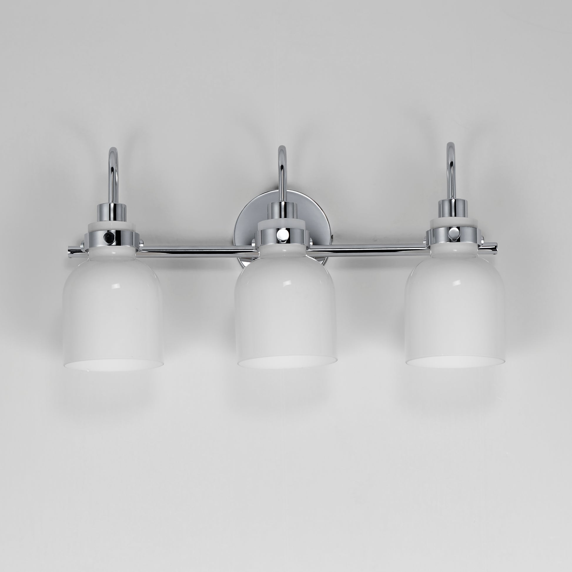 Milk 3-Light Bath Vanity Polished Chrome by Maxim Lighting