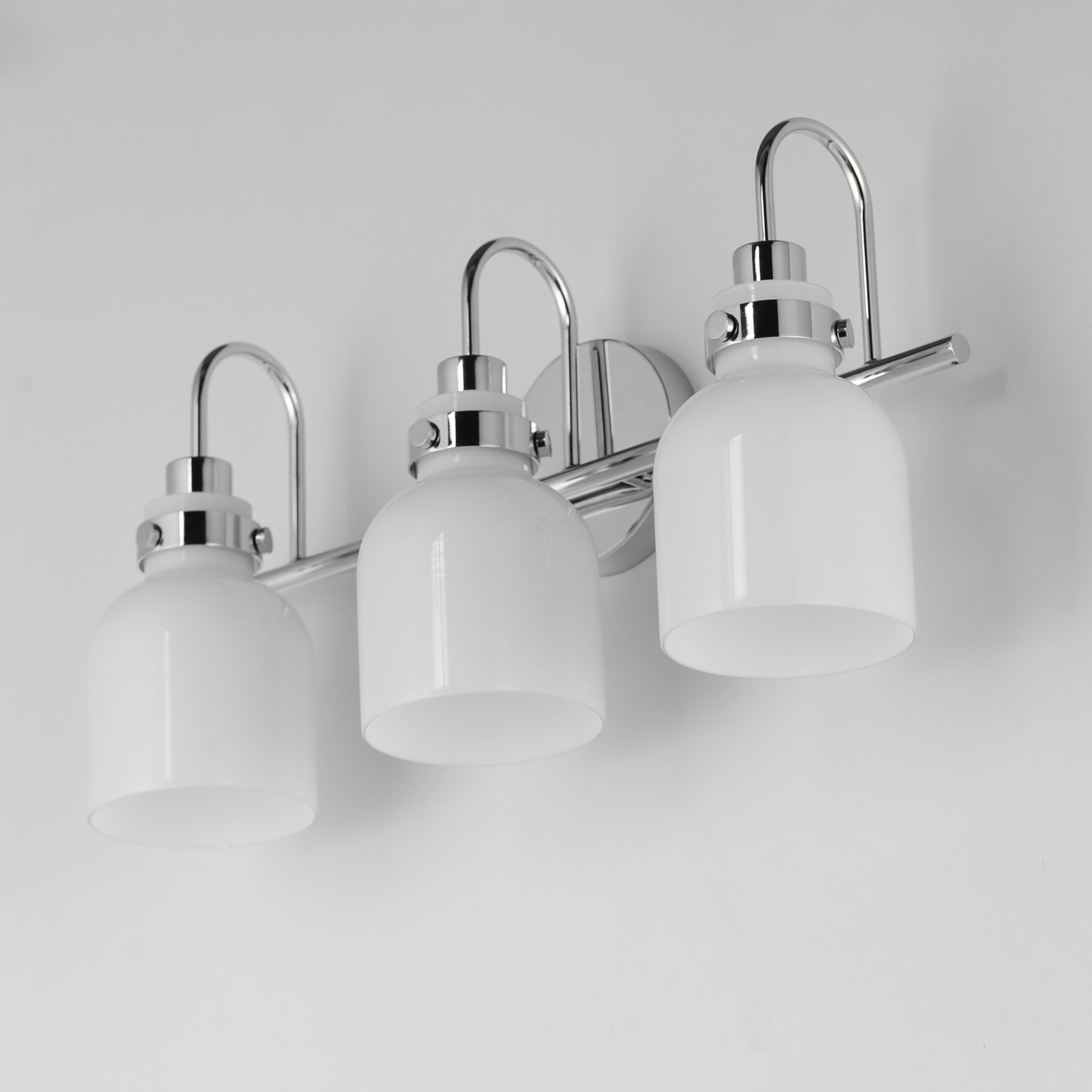 Milk 3-Light Bath Vanity Polished Chrome by Maxim Lighting