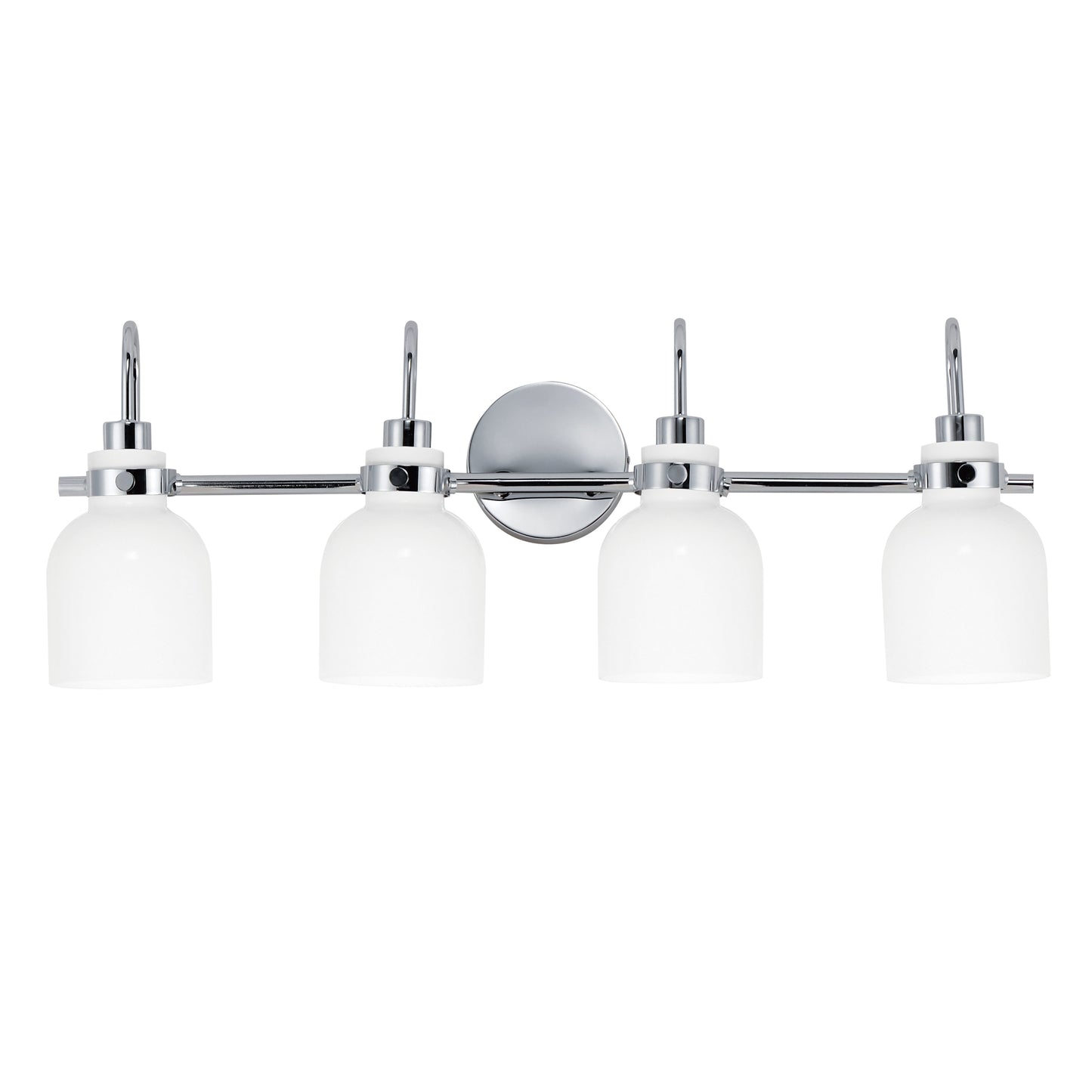 Milk 4-Light Bath Vanity Polished Chrome by Maxim Lighting