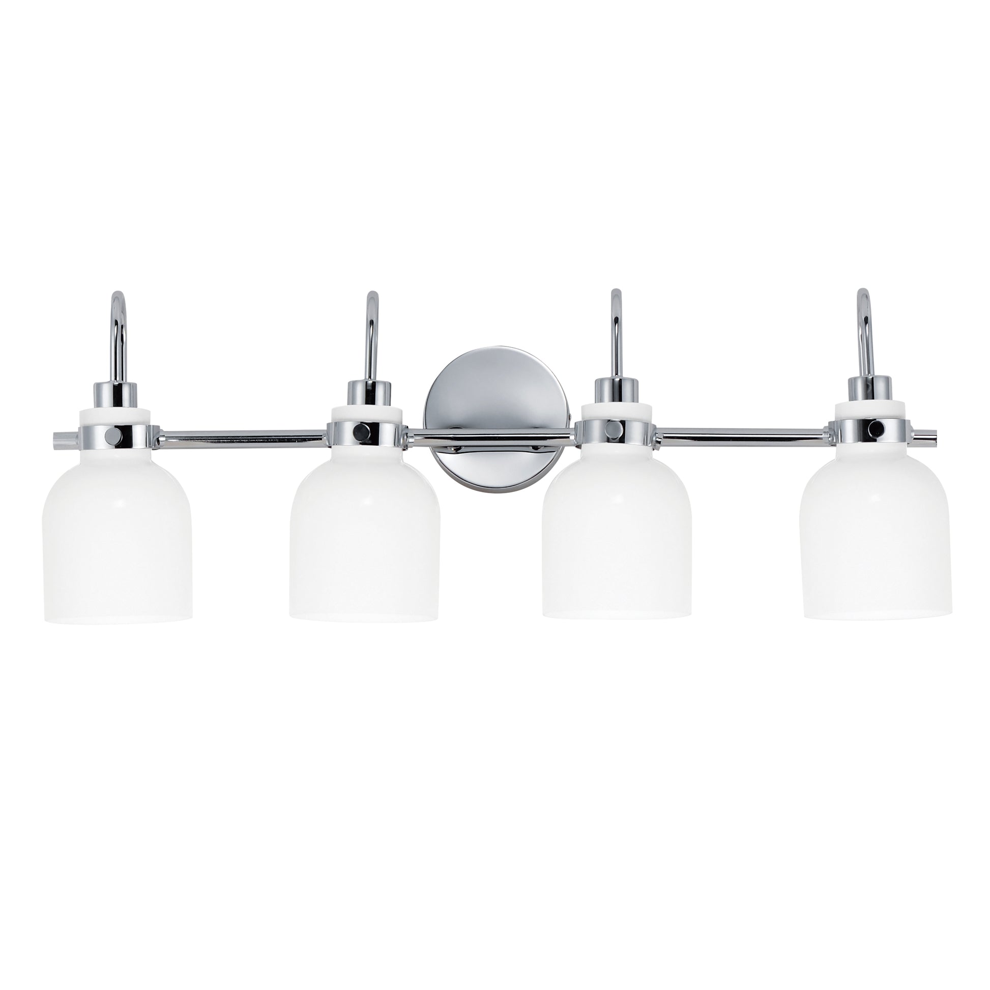 Milk 4-Light Bath Vanity Polished Chrome by Maxim Lighting
