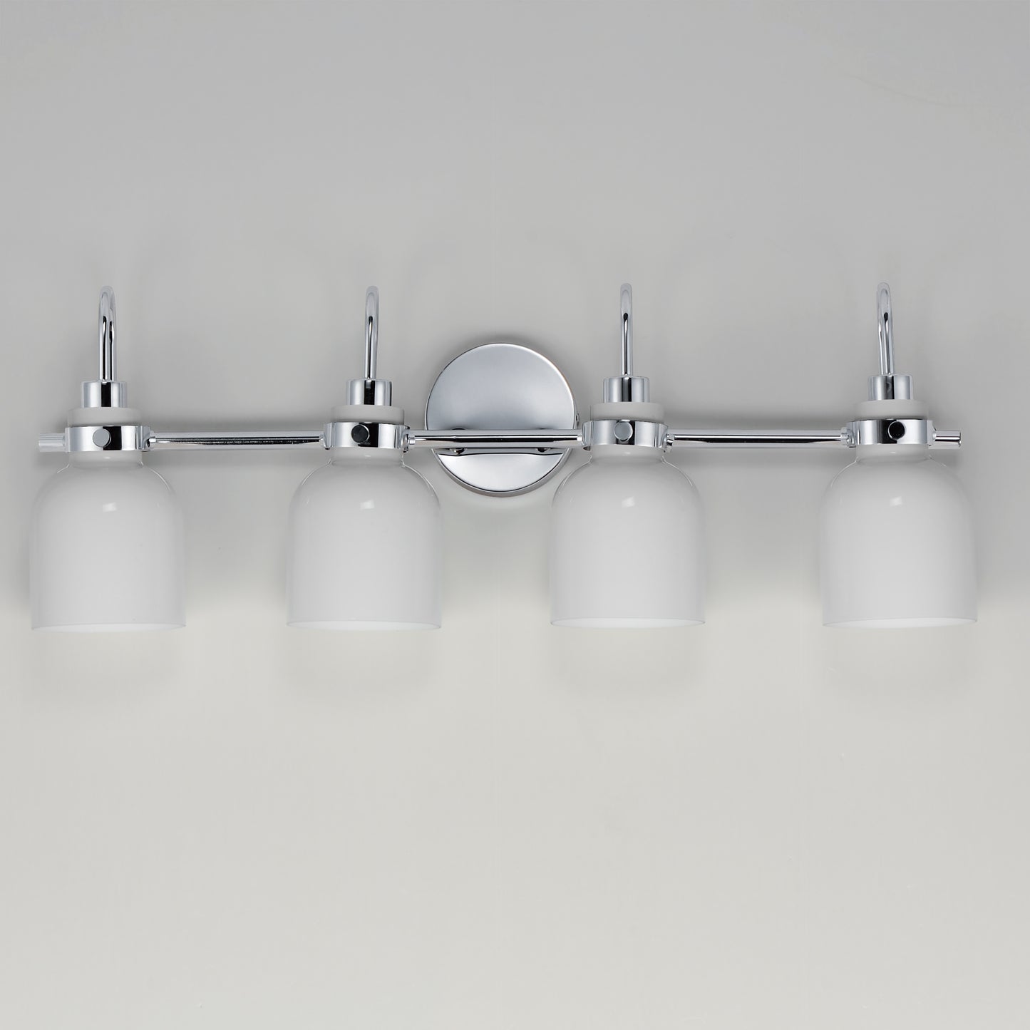 Milk 4-Light Bath Vanity Polished Chrome by Maxim Lighting