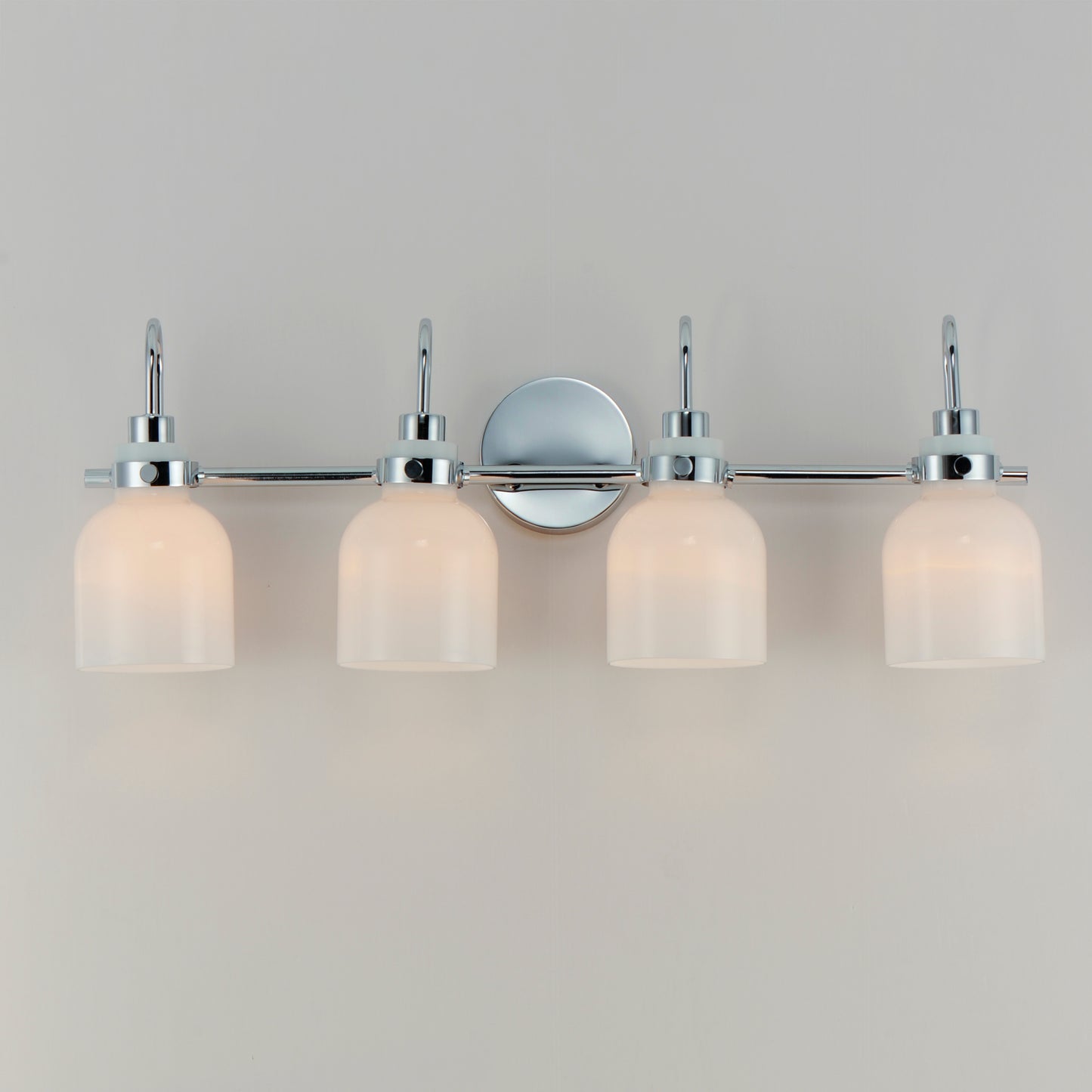 Milk 4-Light Bath Vanity Polished Chrome by Maxim Lighting