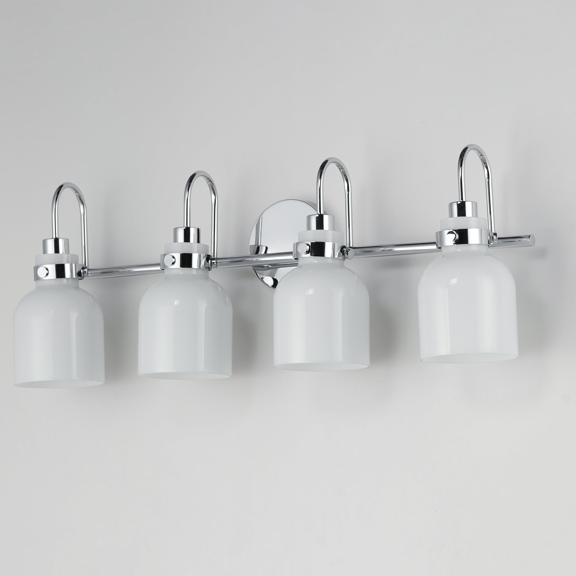 Milk 4-Light Bath Vanity Polished Chrome by Maxim Lighting