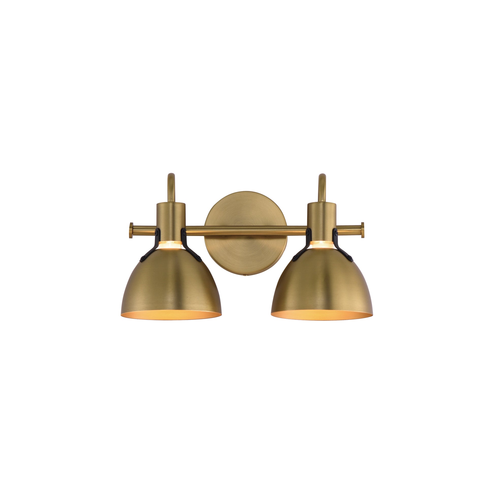 Dusk 2-Light Wall Sconce Satin Brass by Maxim Lighting