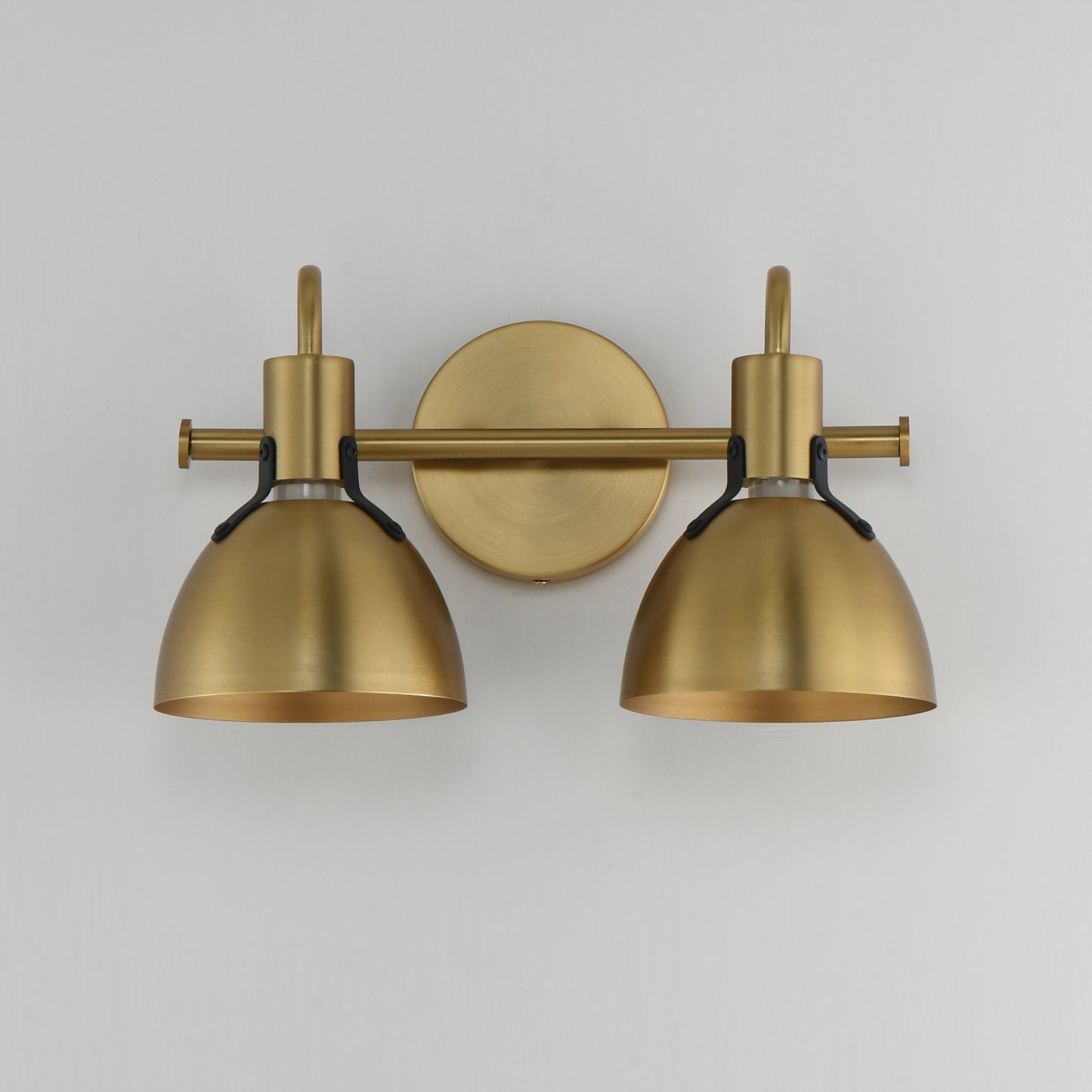 Dusk 2-Light Wall Sconce Satin Brass by Maxim Lighting