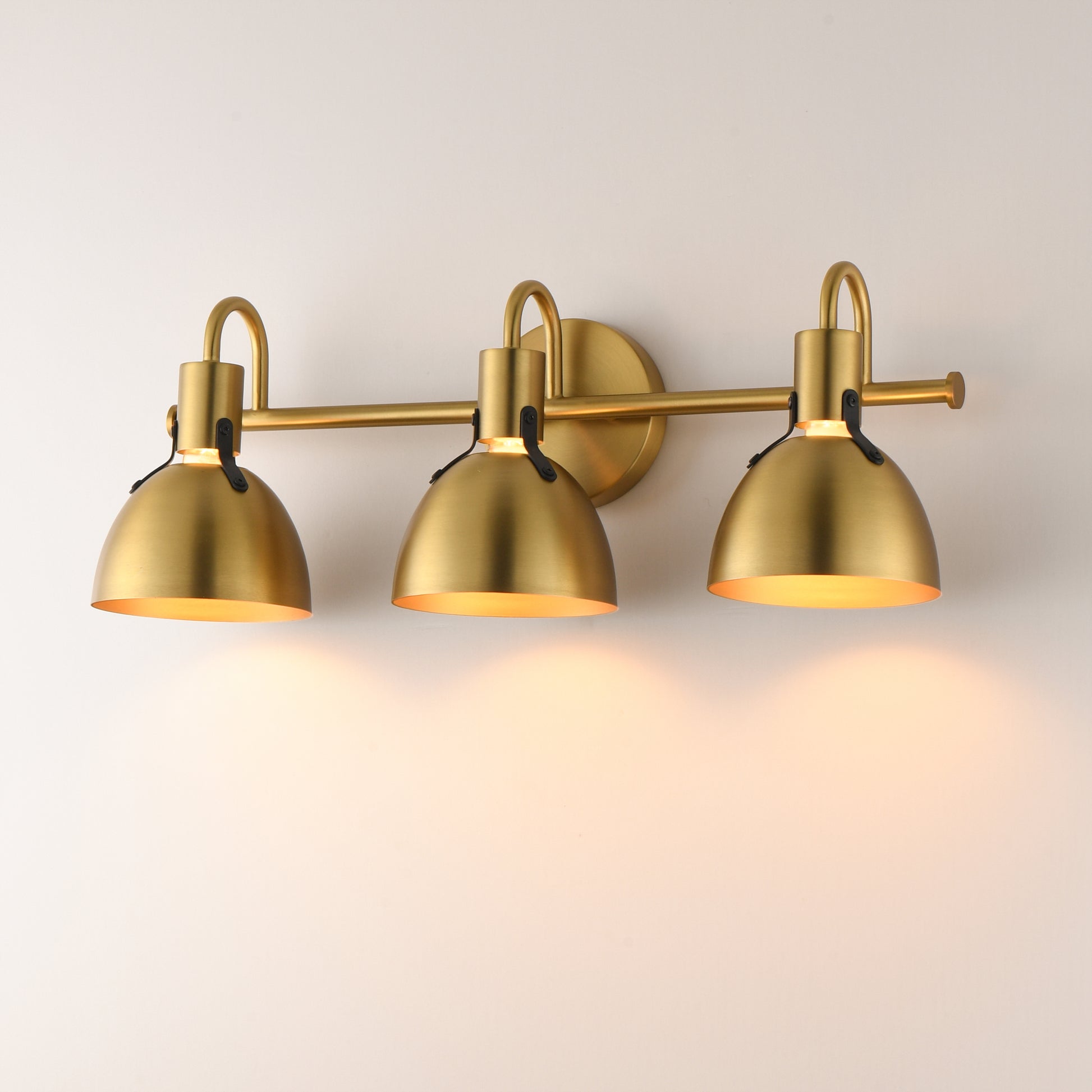 Dusk 3-Light Wall Sconce Satin Brass by Maxim Lighting