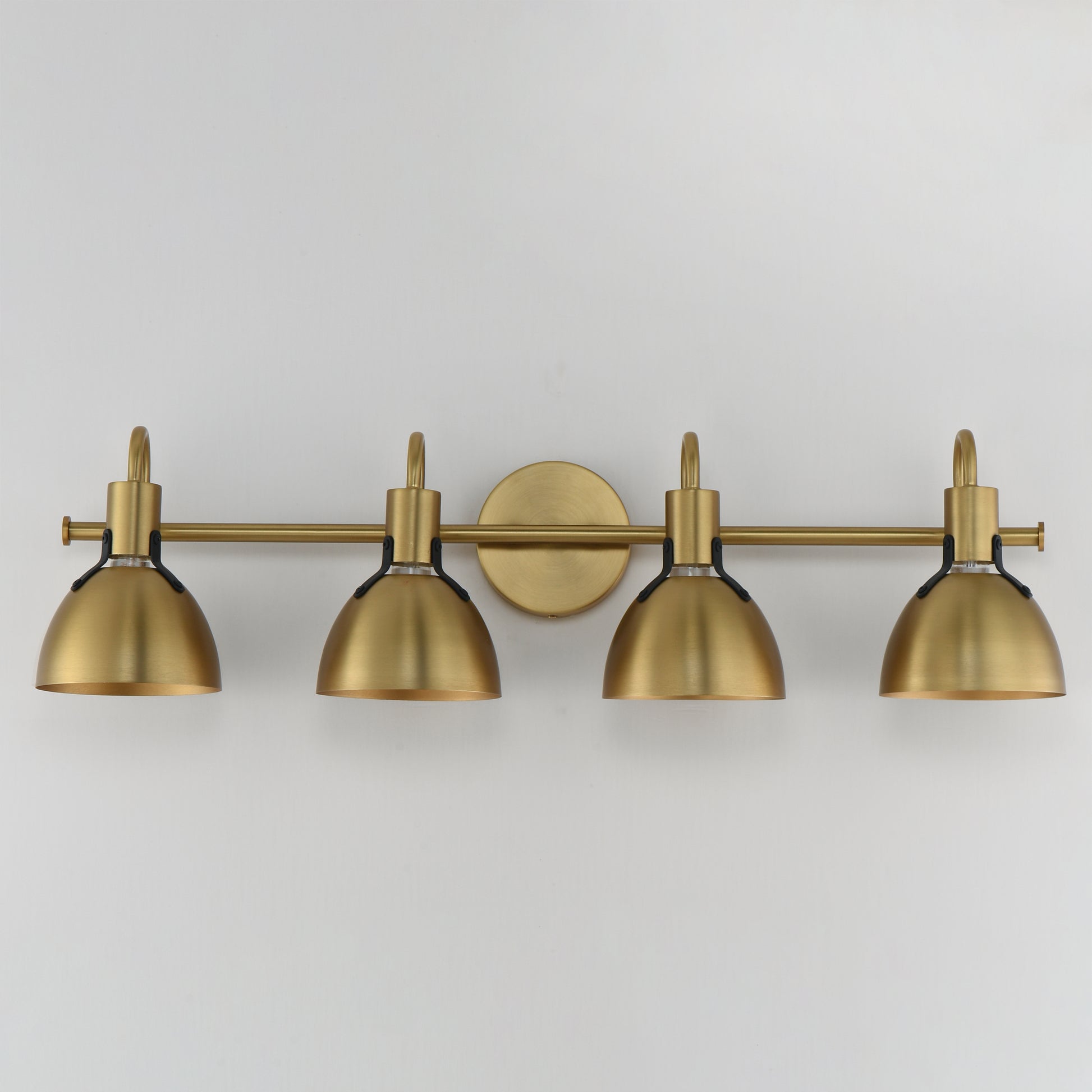 Dusk 4-Light Wall Sconce Satin Brass by Maxim Lighting