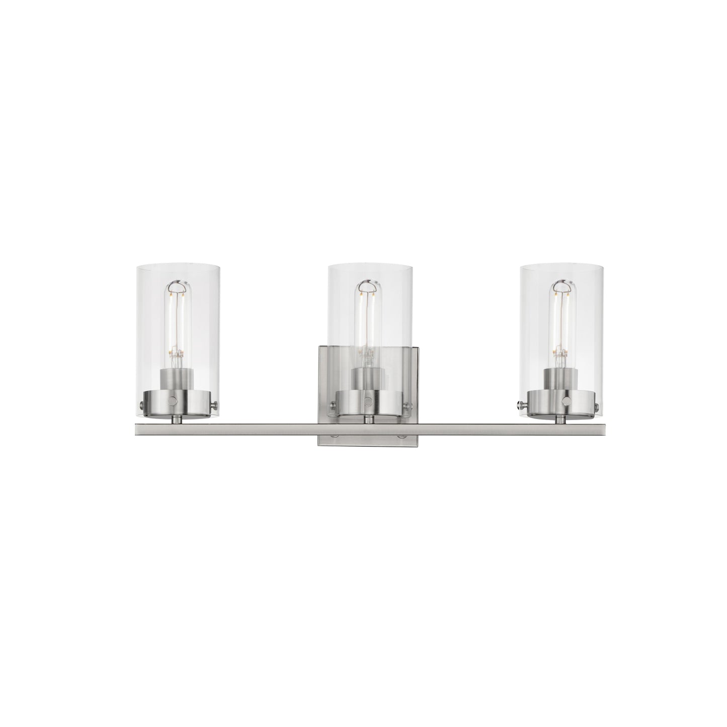 Pinn 3-Light Bath Vanity Satin Nickel by Maxim Lighting