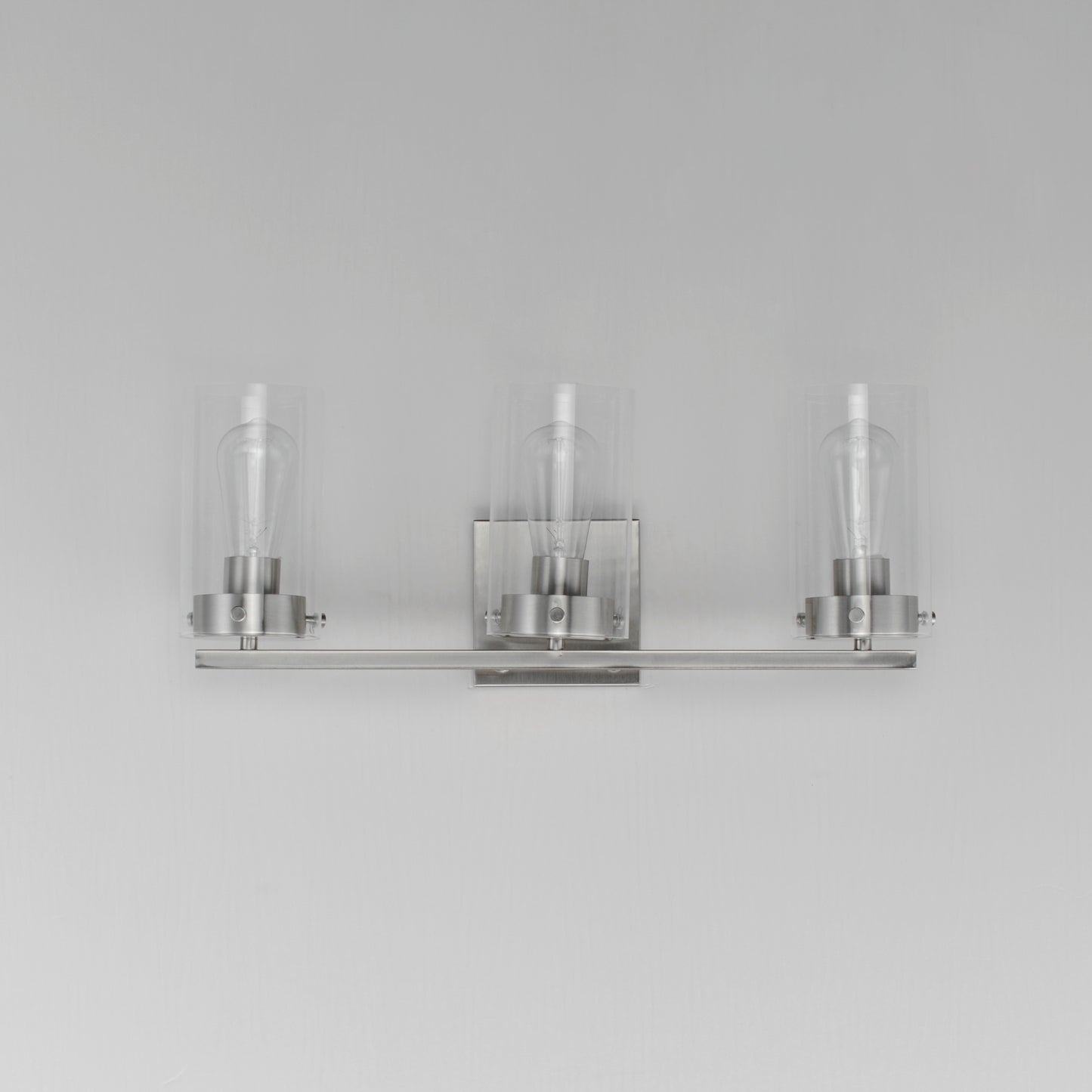 Pinn 3-Light Bath Vanity Satin Nickel by Maxim Lighting