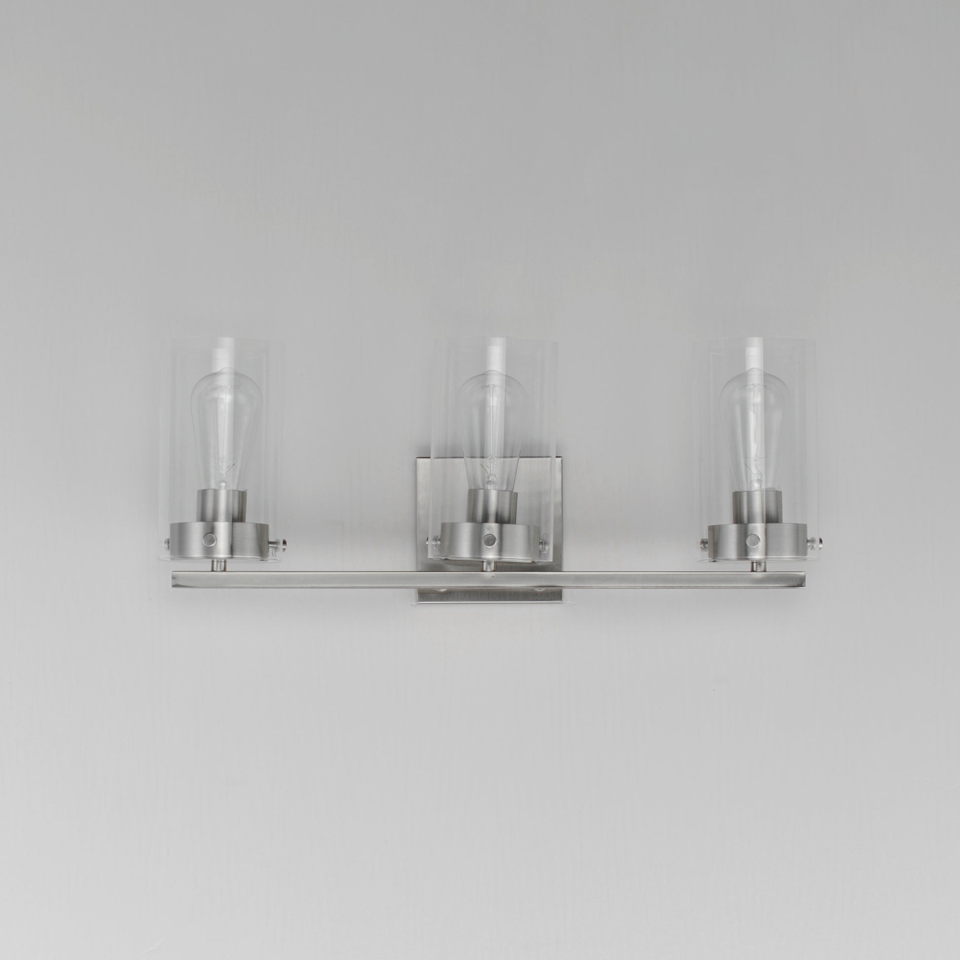 Pinn 3-Light Bath Vanity Satin Nickel by Maxim Lighting