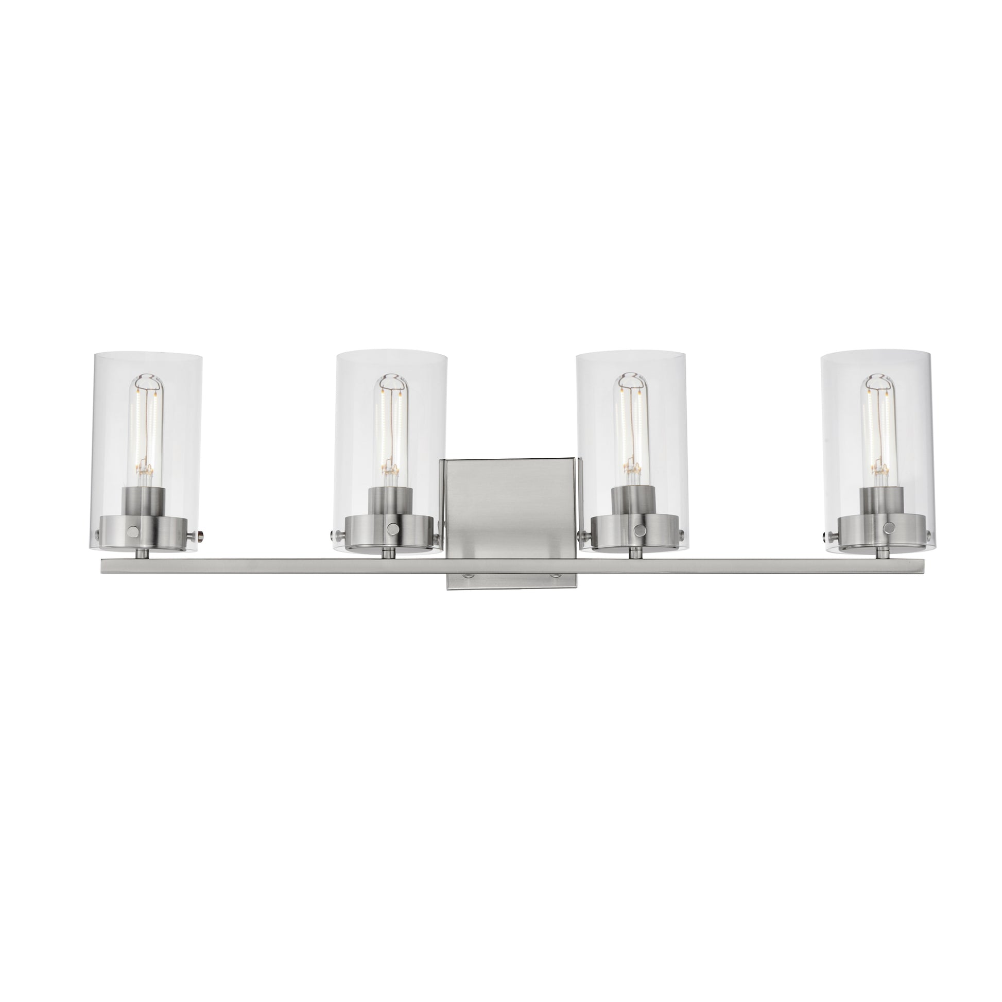 Pinn 4-Light Bath Vanity Satin Nickel by Maxim Lighting