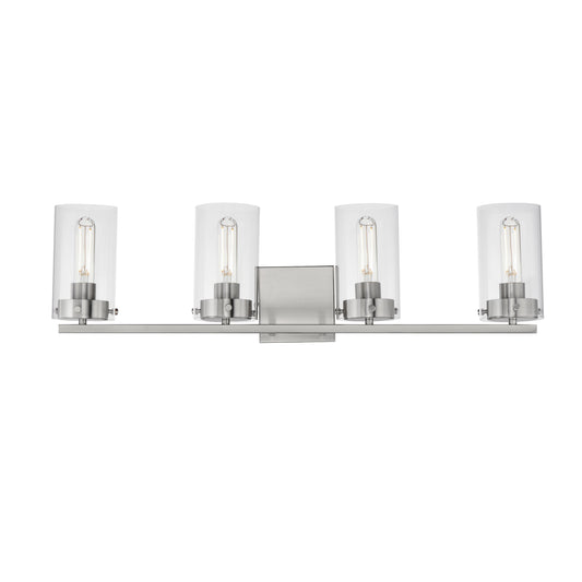 Pinn 4-Light Bath Vanity Satin Nickel by Maxim Lighting