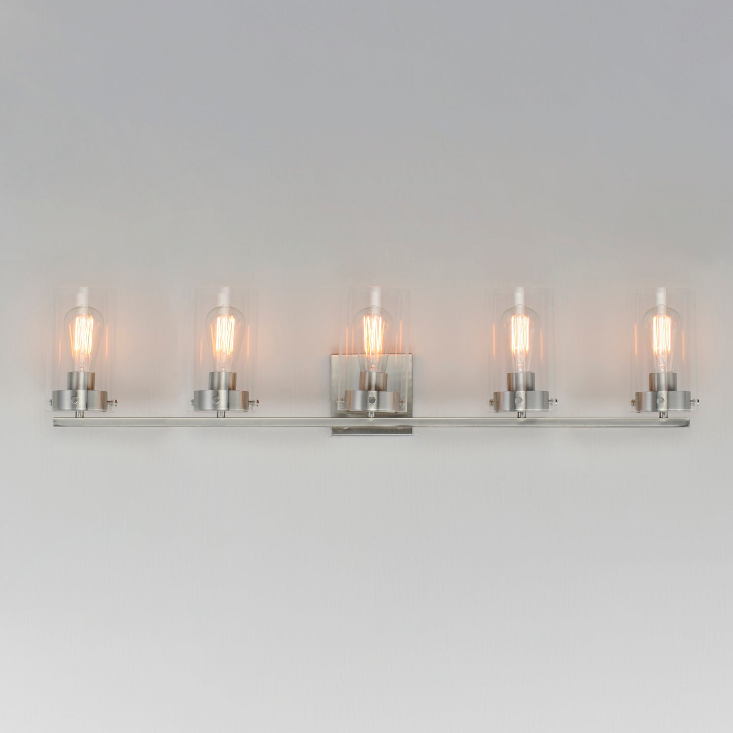 Pinn 5-Light Bath Vanity Satin Nickel by Maxim Lighting