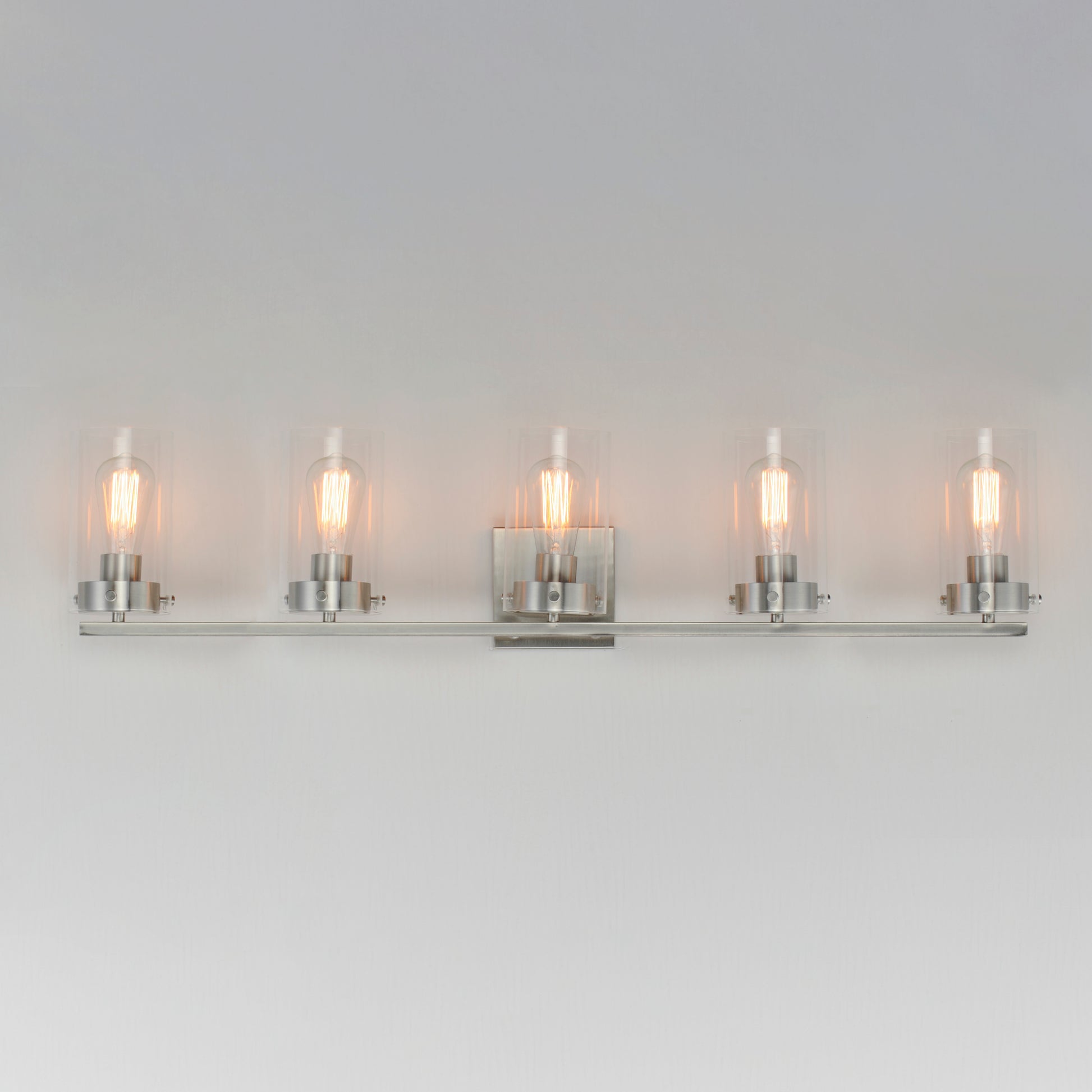 Pinn 5-Light Bath Vanity Satin Nickel by Maxim Lighting
