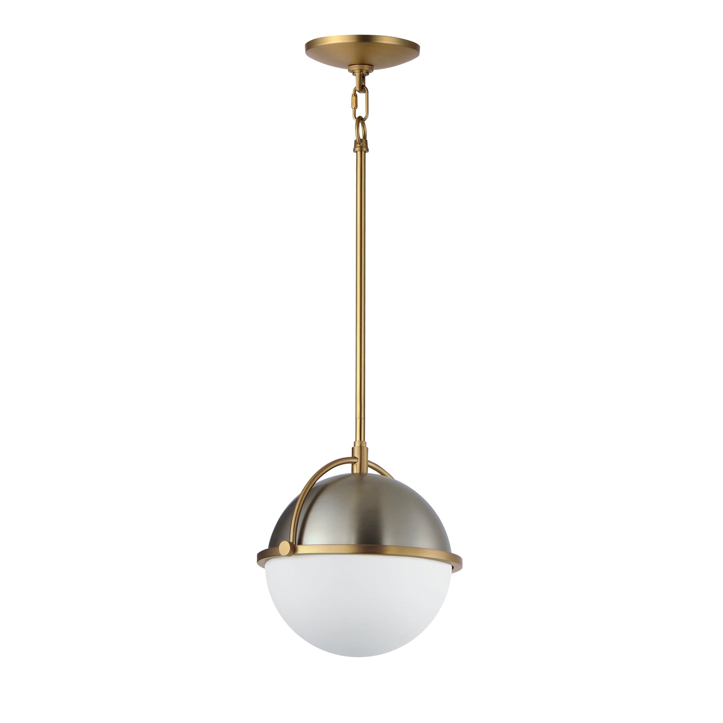 Duke 10" Pendant Satin Nickel/Satin Brass by Maxim Lighting