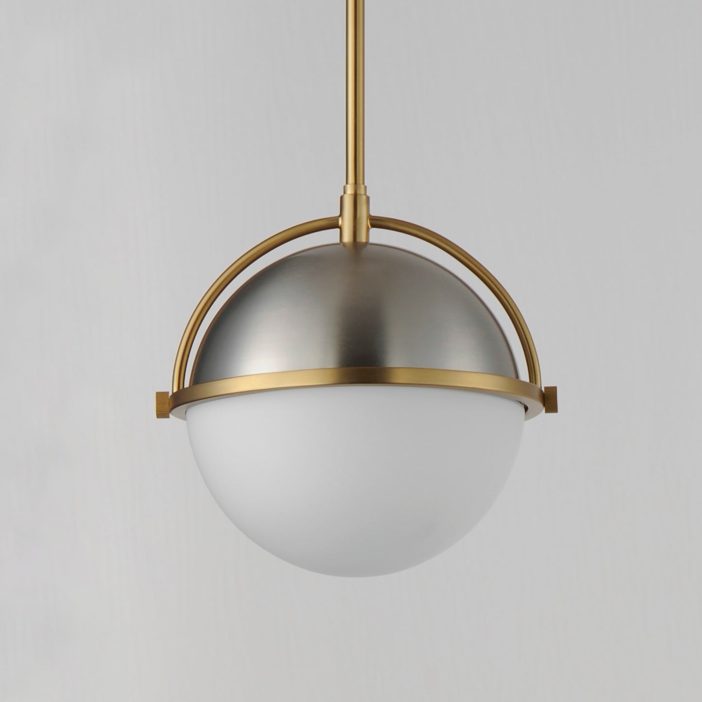 Duke 10" Pendant Satin Nickel/Satin Brass by Maxim Lighting