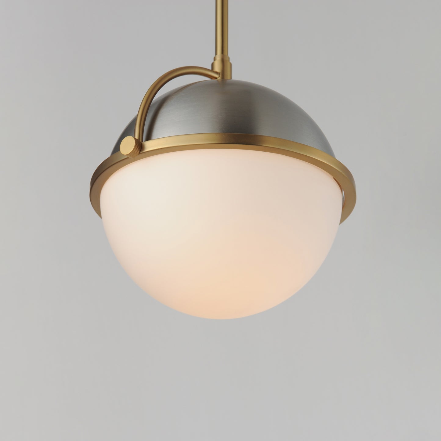 Duke 10" Pendant Satin Nickel/Satin Brass by Maxim Lighting