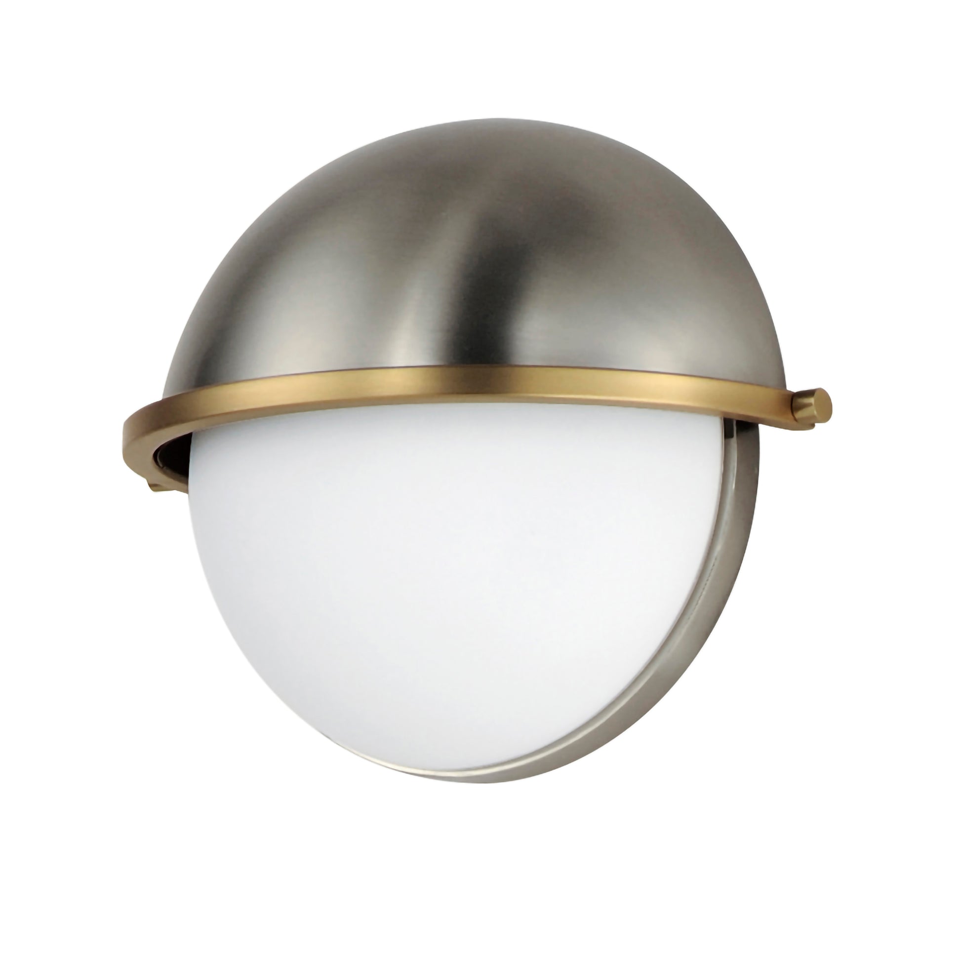Duke Half Sconce Satin Nickel/Satin Brass by Maxim Lighting