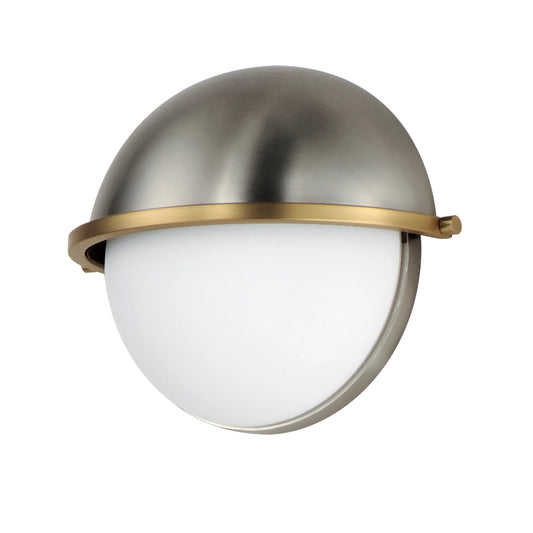 Duke Half Sconce Satin Nickel/Satin Brass by Maxim Lighting