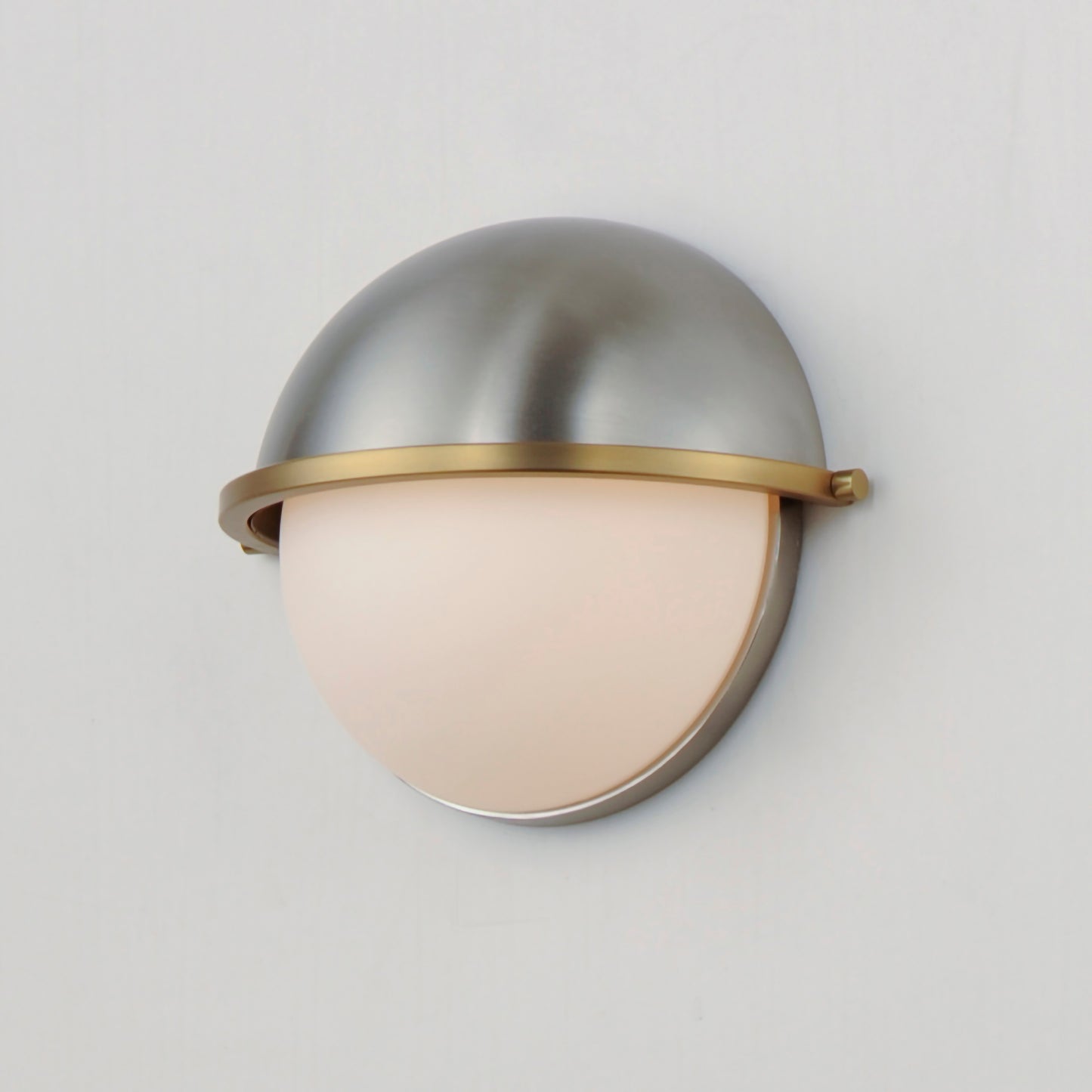 Duke Half Sconce Satin Nickel/Satin Brass by Maxim Lighting