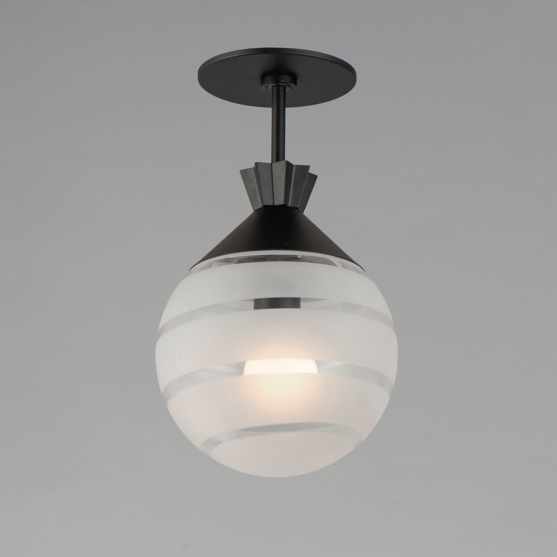 Copacabana Semi-Flush/Pendant Black by Maxim Lighting