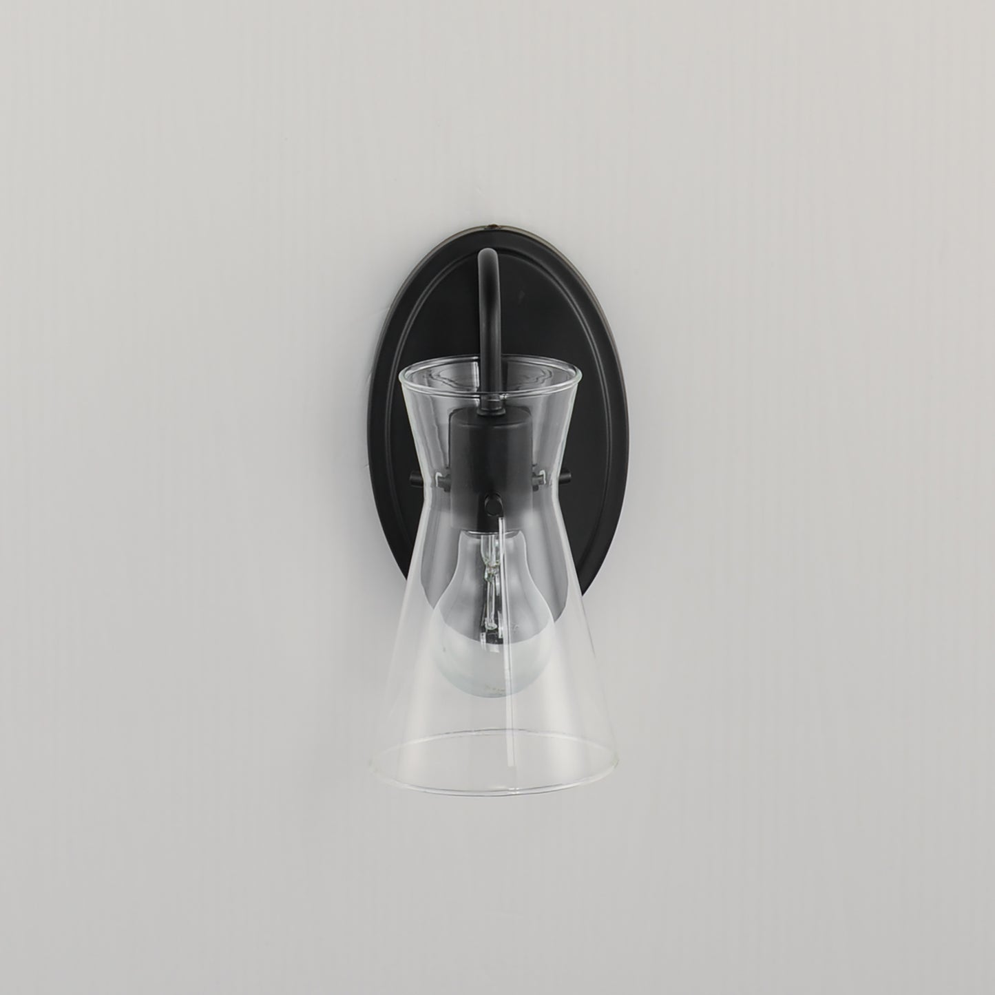 Ava Wall Sconce Black by Maxim Lighting
