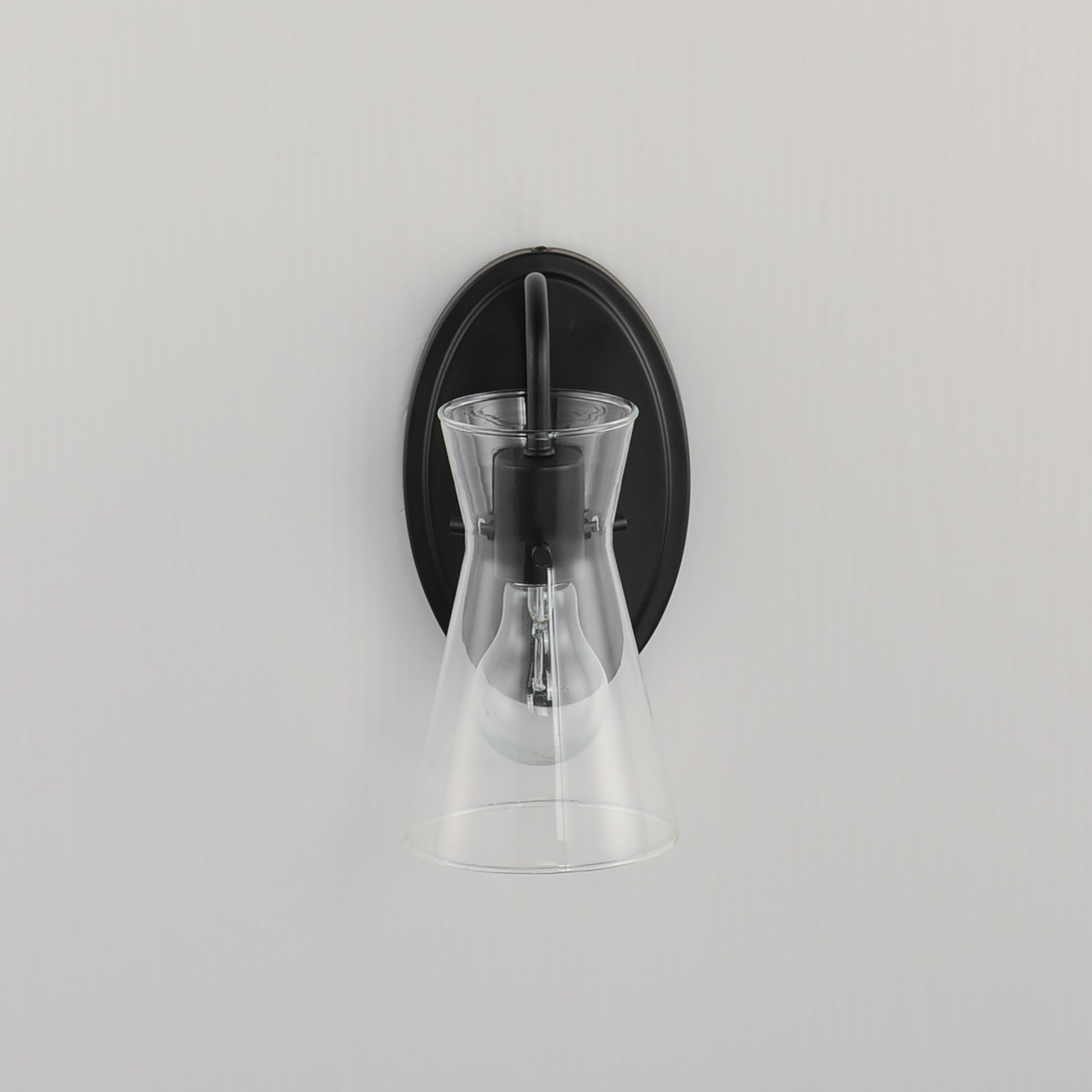 Ava Wall Sconce Black by Maxim Lighting