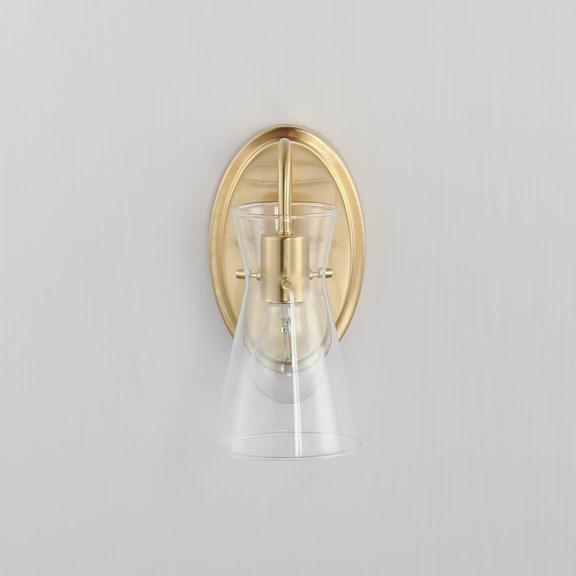 Ava Wall Sconce Natural Aged Brass by Maxim Lighting