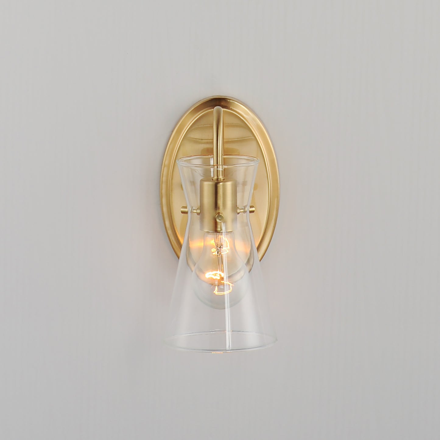 Ava Wall Sconce Natural Aged Brass by Maxim Lighting