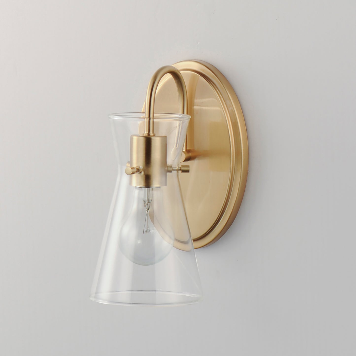 Ava Wall Sconce Natural Aged Brass by Maxim Lighting