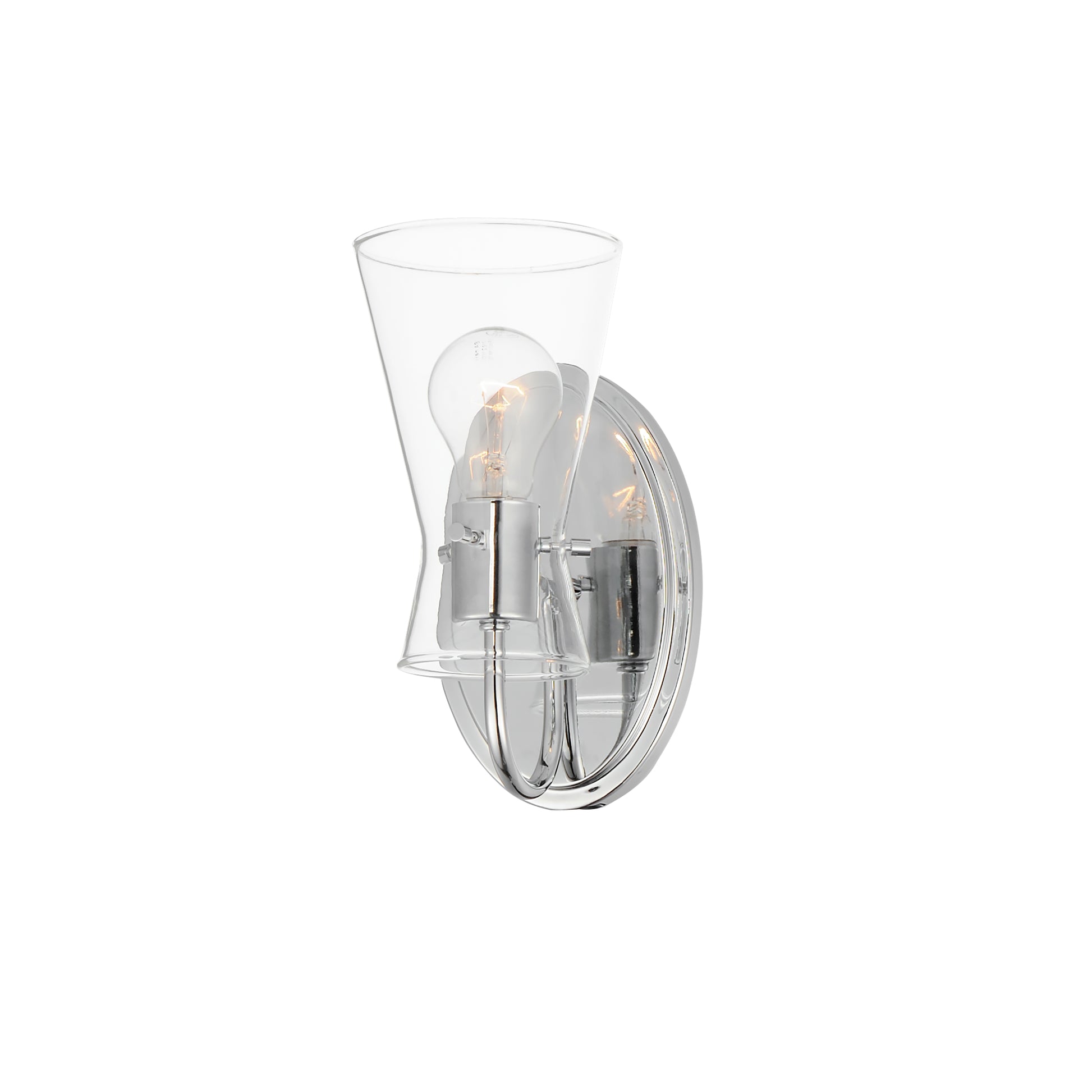Ava Wall Sconce Polished Chrome by Maxim Lighting