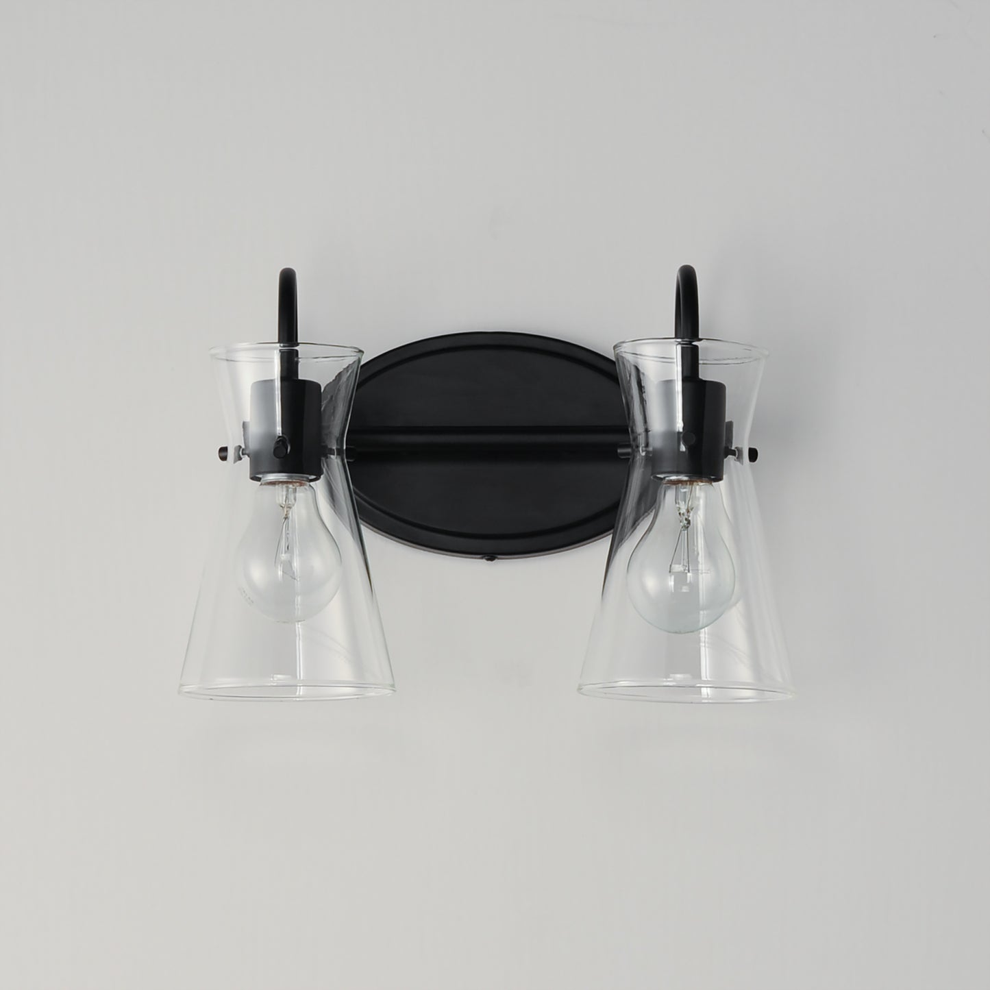Ava 2-Light Bath Vanity Black by Maxim Lighting
