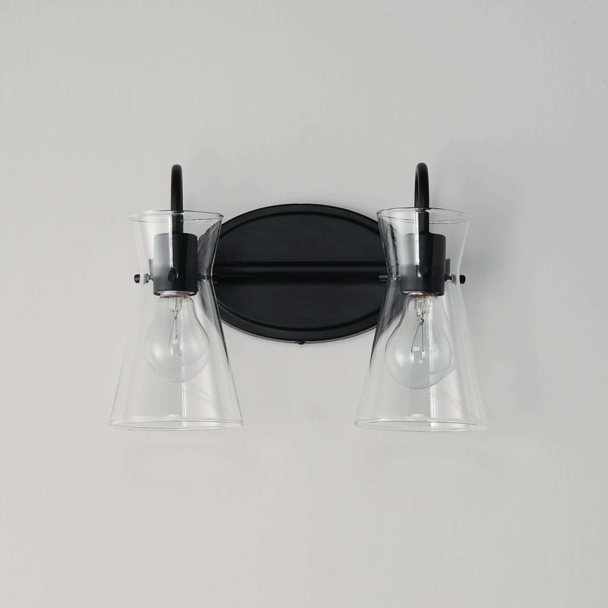 Ava 2-Light Bath Vanity Black by Maxim Lighting