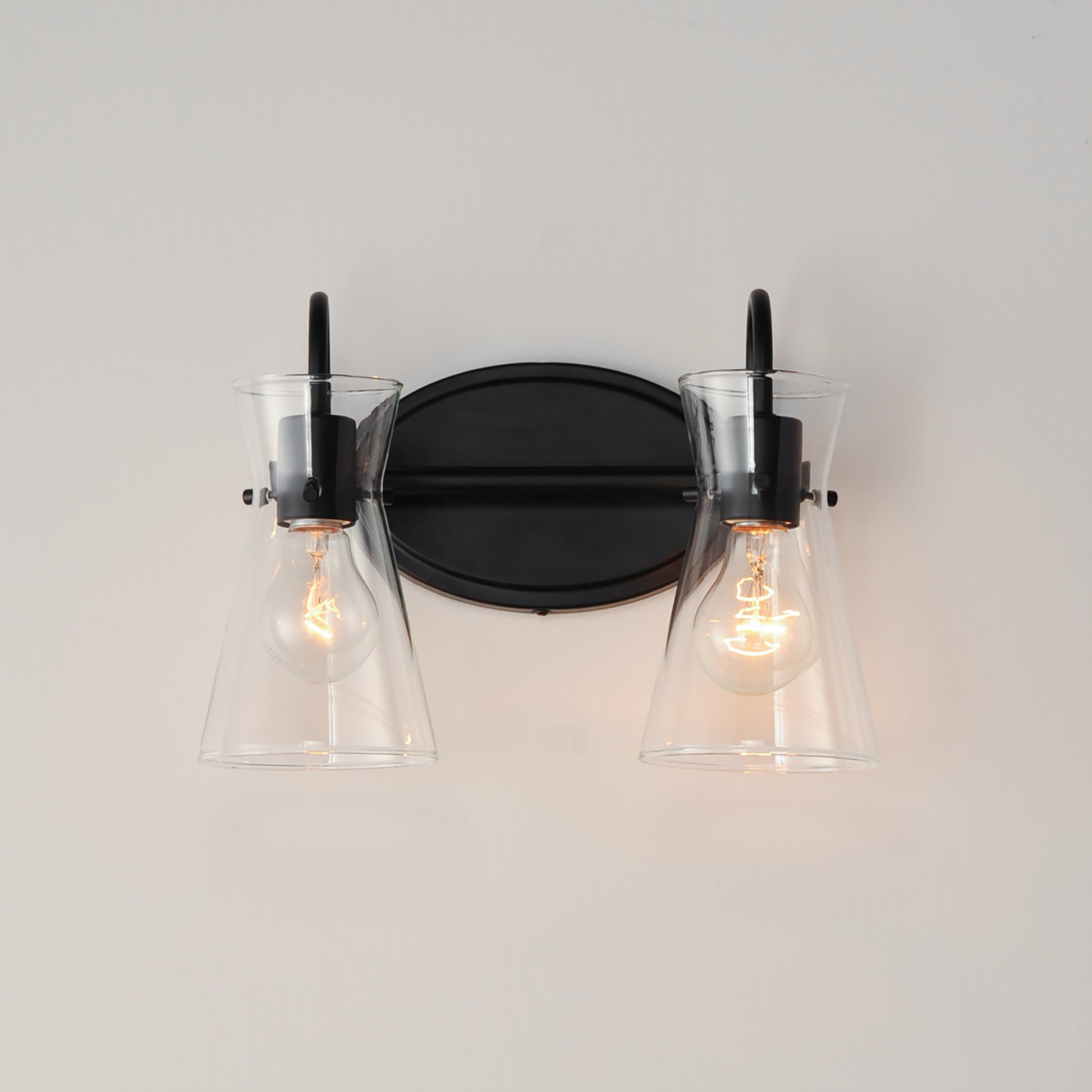 Ava 2-Light Bath Vanity Black by Maxim Lighting
