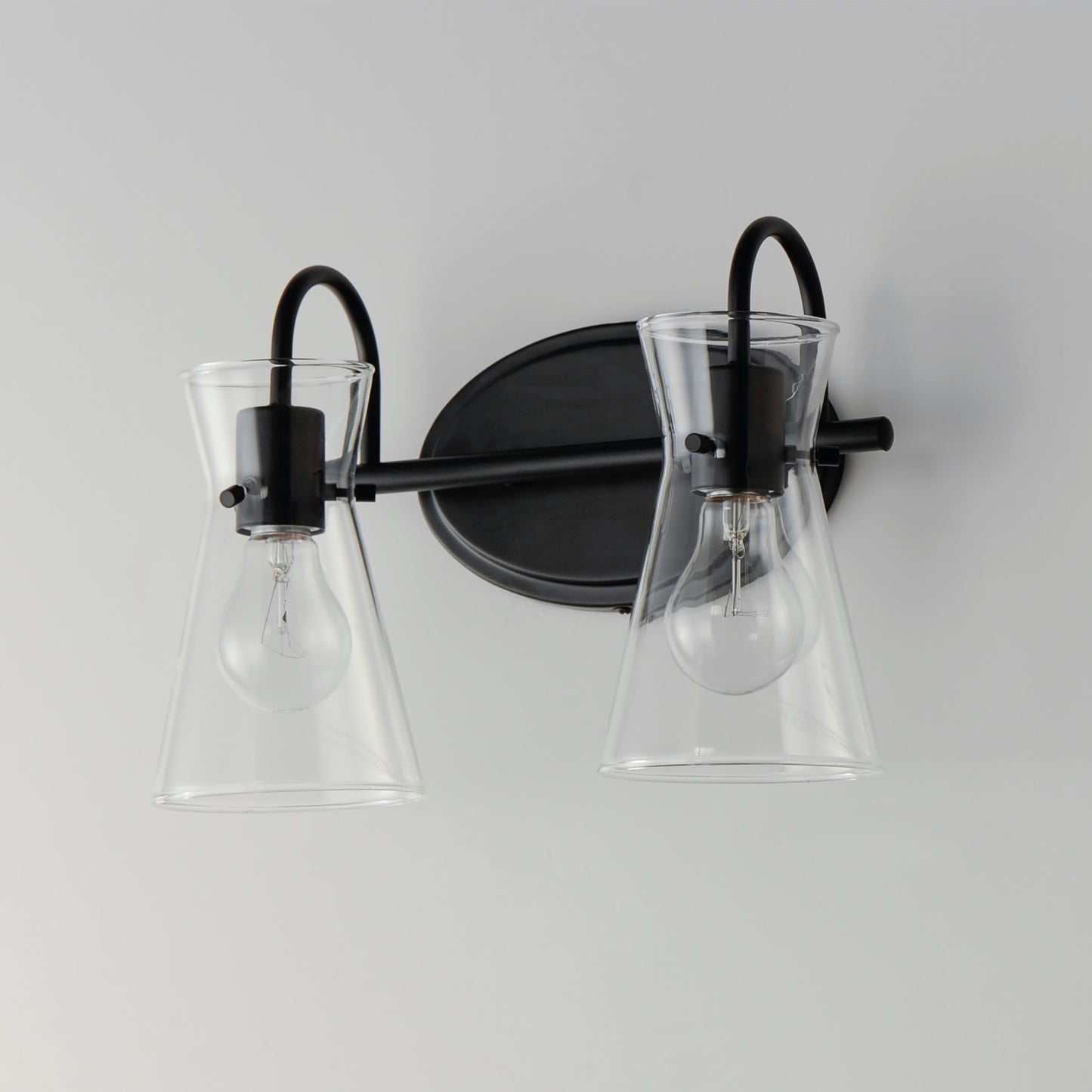Ava 2-Light Bath Vanity Black by Maxim Lighting
