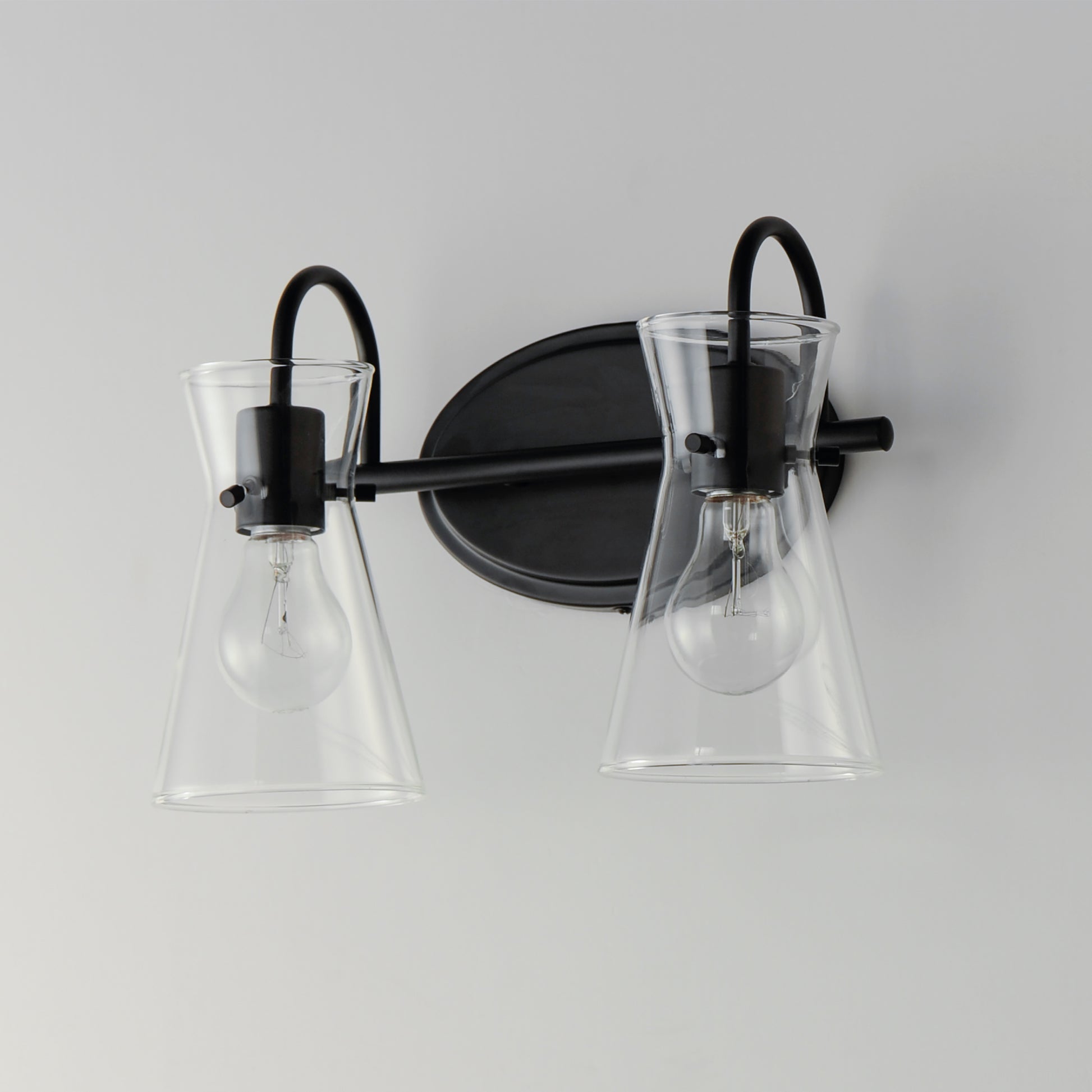 Ava 2-Light Bath Vanity Black by Maxim Lighting