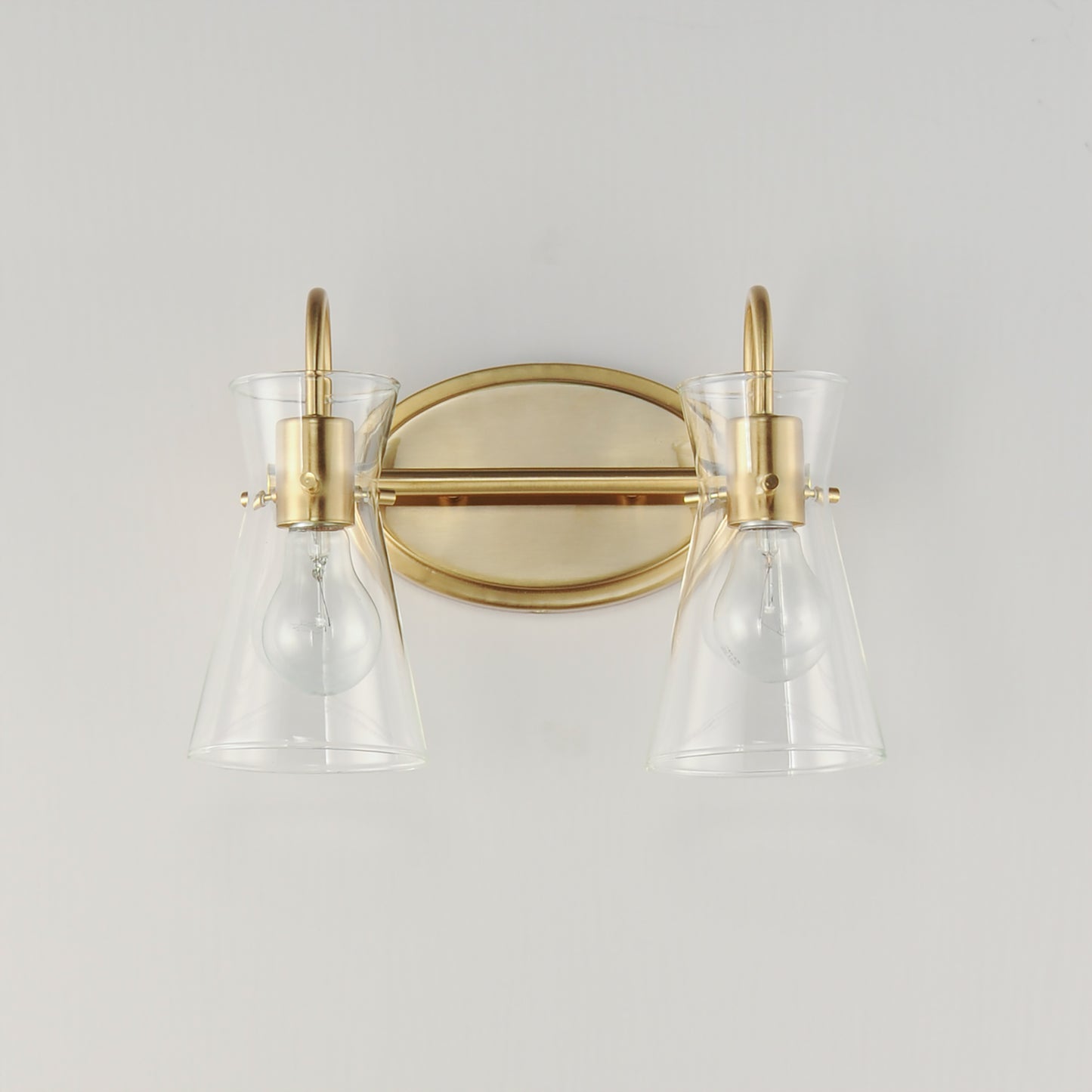 Ava 2-Light Bath Vanity Natural Aged Brass by Maxim Lighting