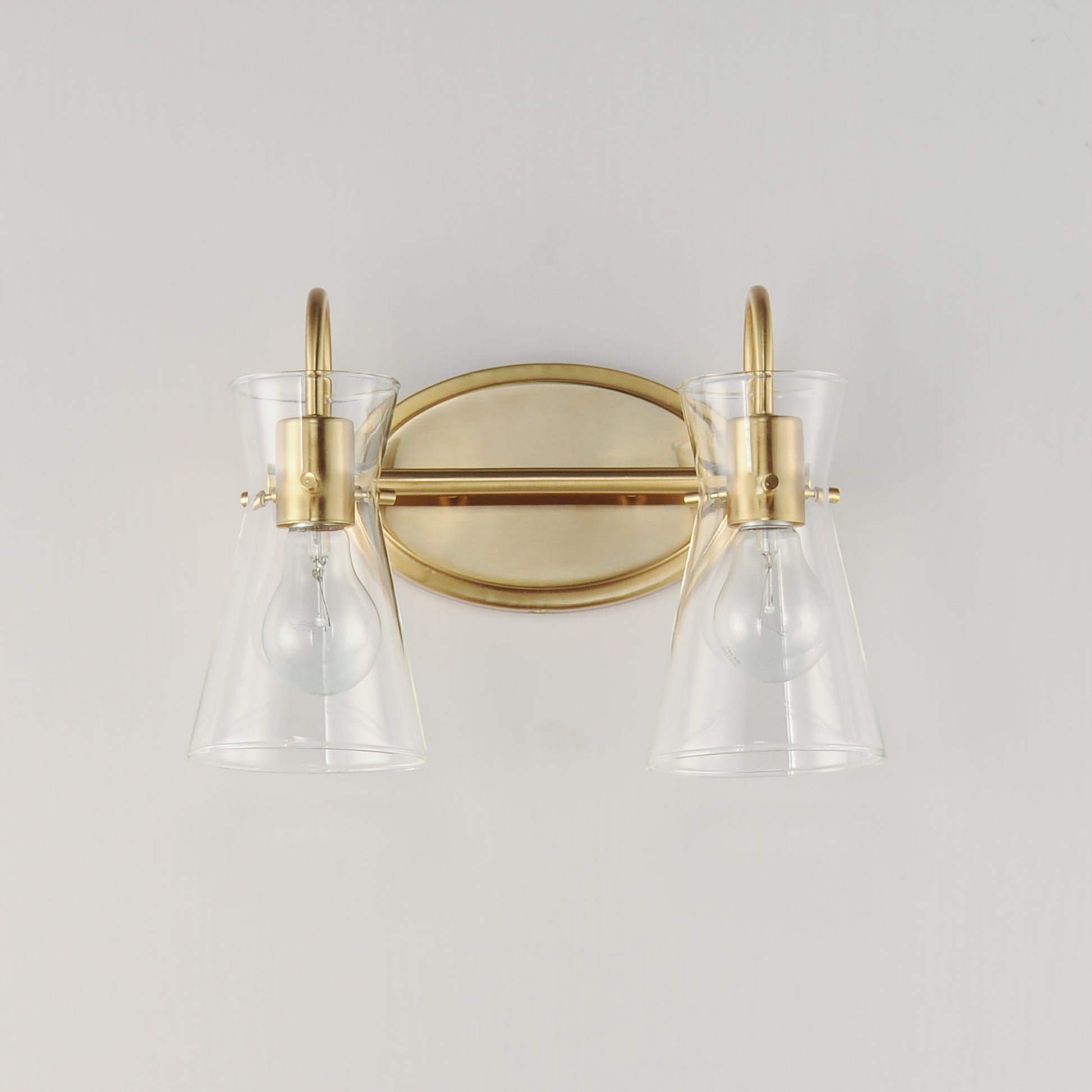 Ava 2-Light Bath Vanity Natural Aged Brass by Maxim Lighting