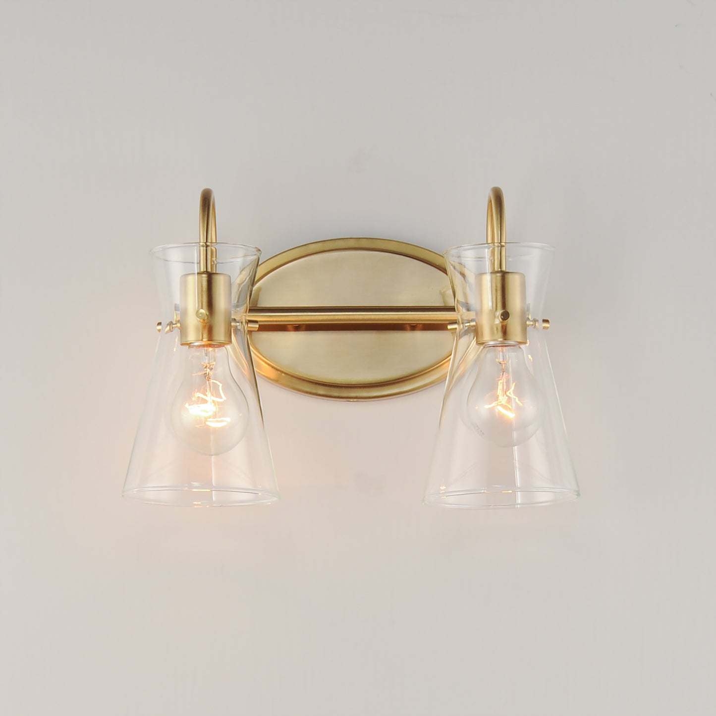 Ava 2-Light Bath Vanity Natural Aged Brass by Maxim Lighting