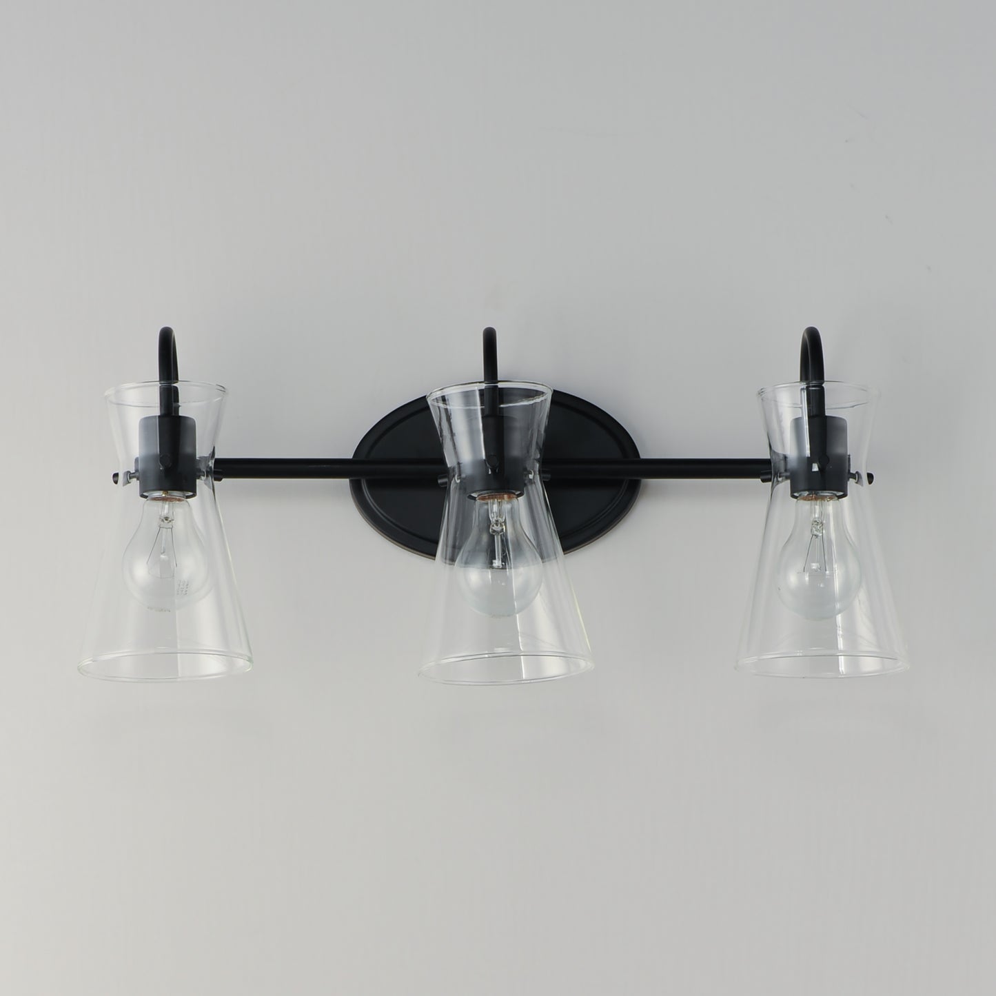 Ava 3-Light Bath Vanity Black by Maxim Lighting