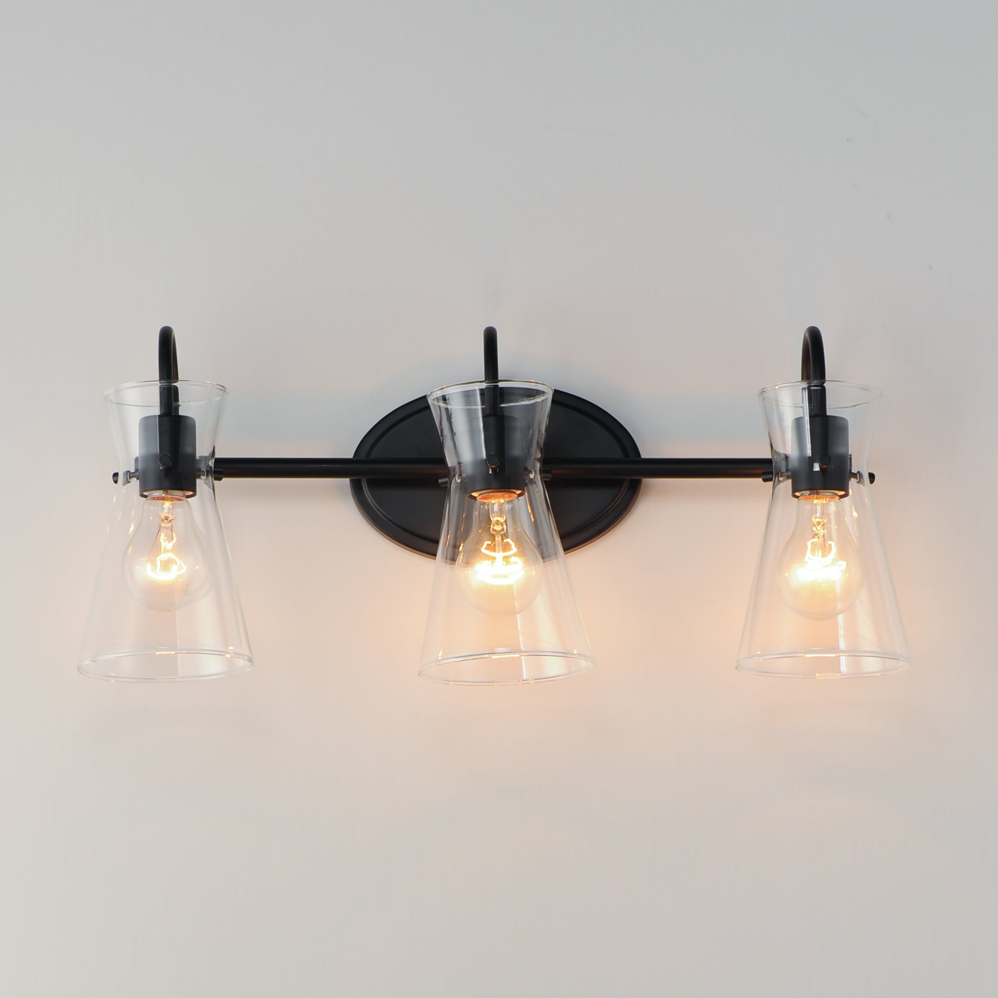 Ava 3-Light Bath Vanity Black by Maxim Lighting