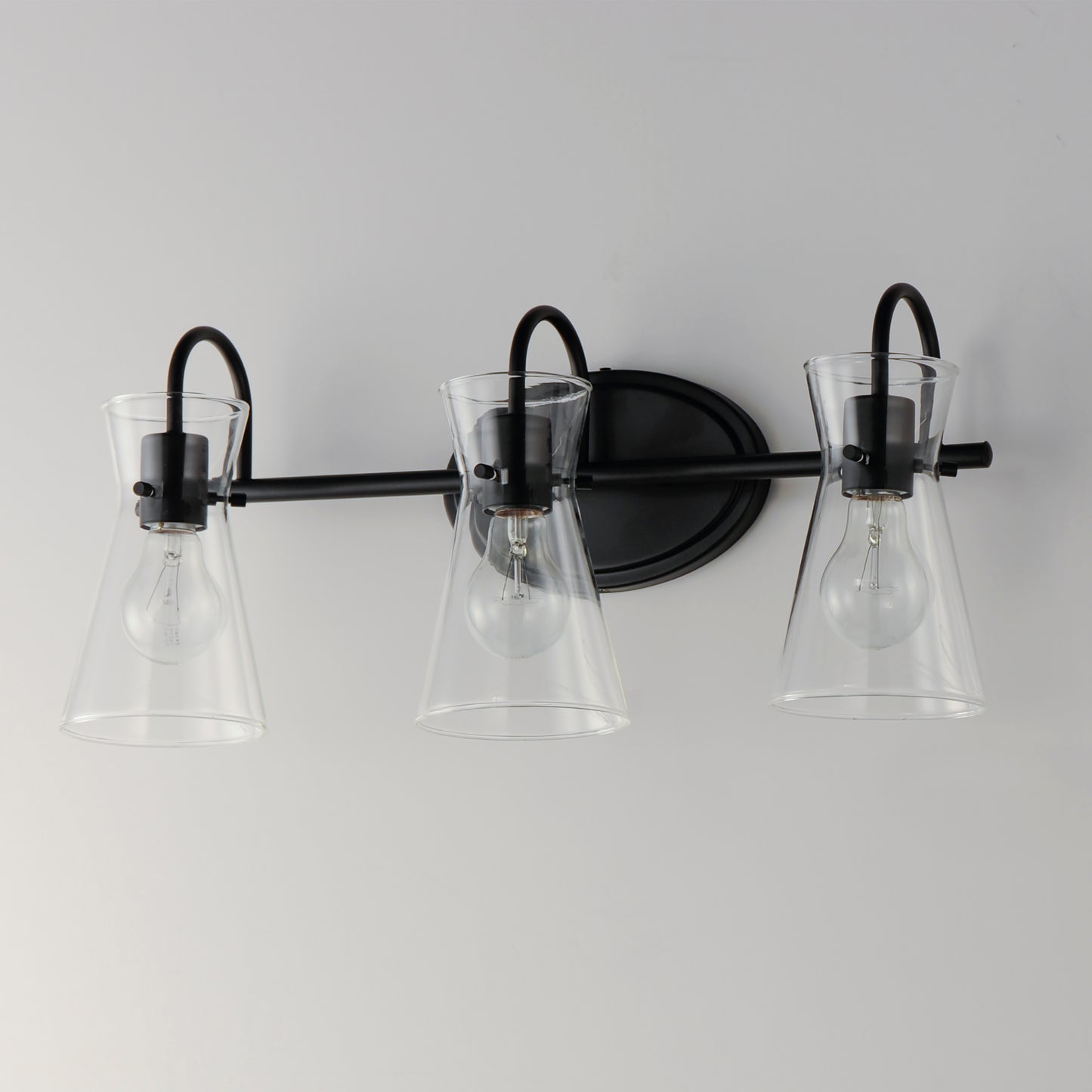 Ava 3-Light Bath Vanity Black by Maxim Lighting