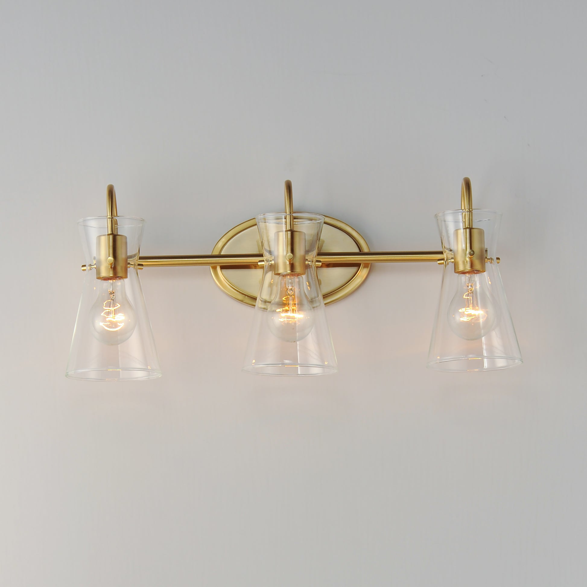 Ava 3-Light Bath Vanity Natural Aged Brass by Maxim Lighting