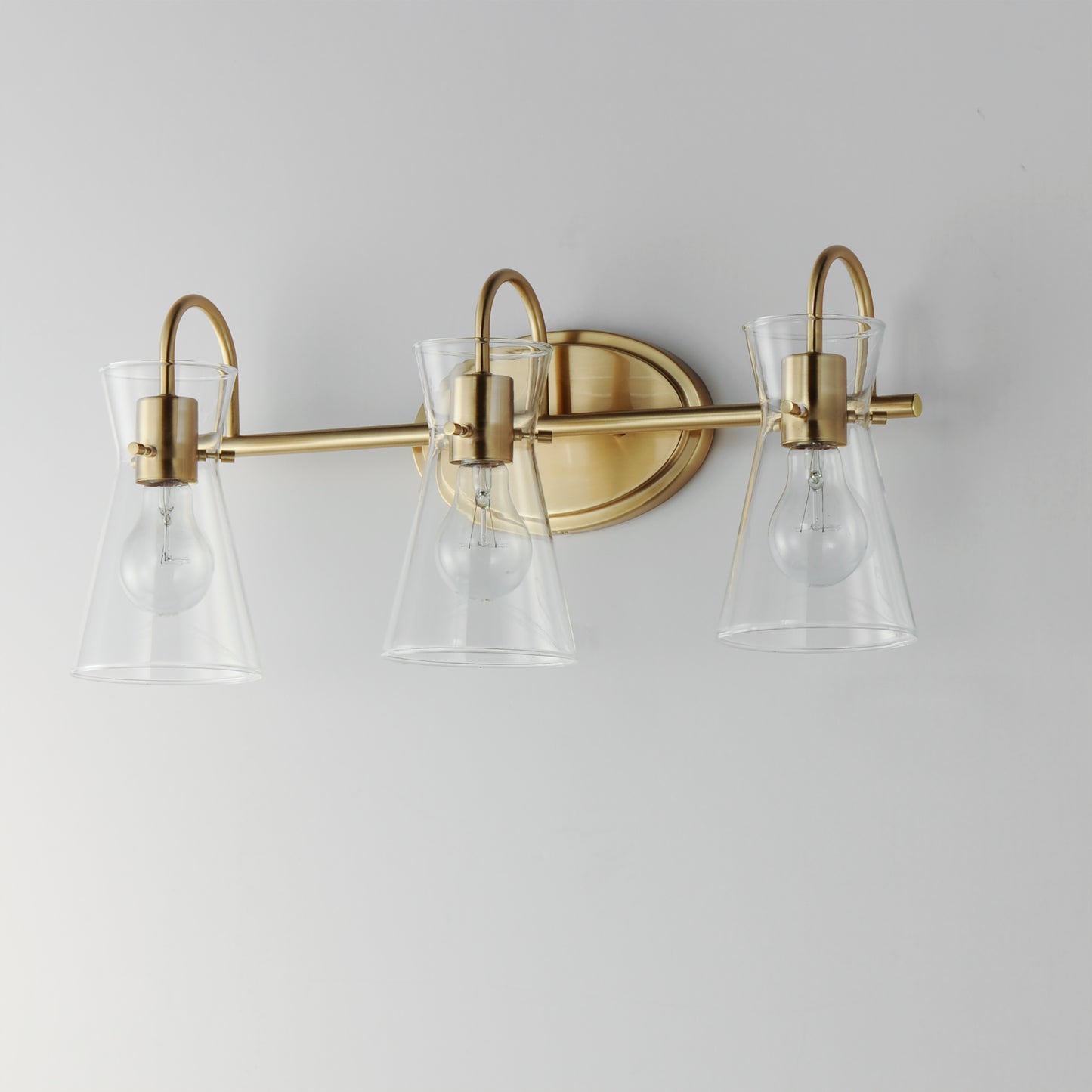Ava 3-Light Bath Vanity Natural Aged Brass by Maxim Lighting