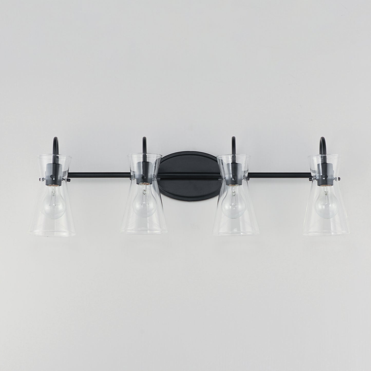 Ava 4-Light Bath Vanity Black by Maxim Lighting