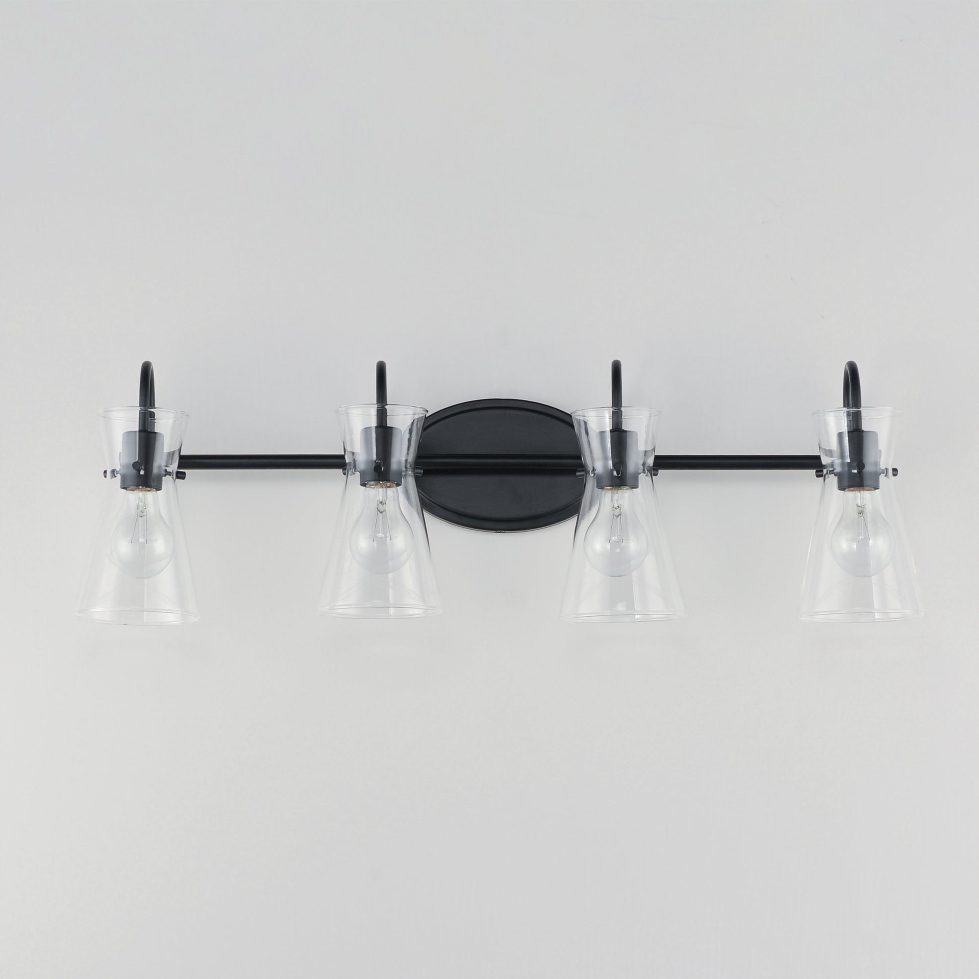 Ava 4-Light Bath Vanity Black by Maxim Lighting