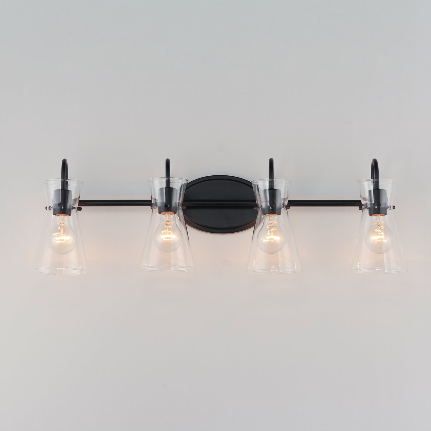 Ava 4-Light Bath Vanity Black by Maxim Lighting