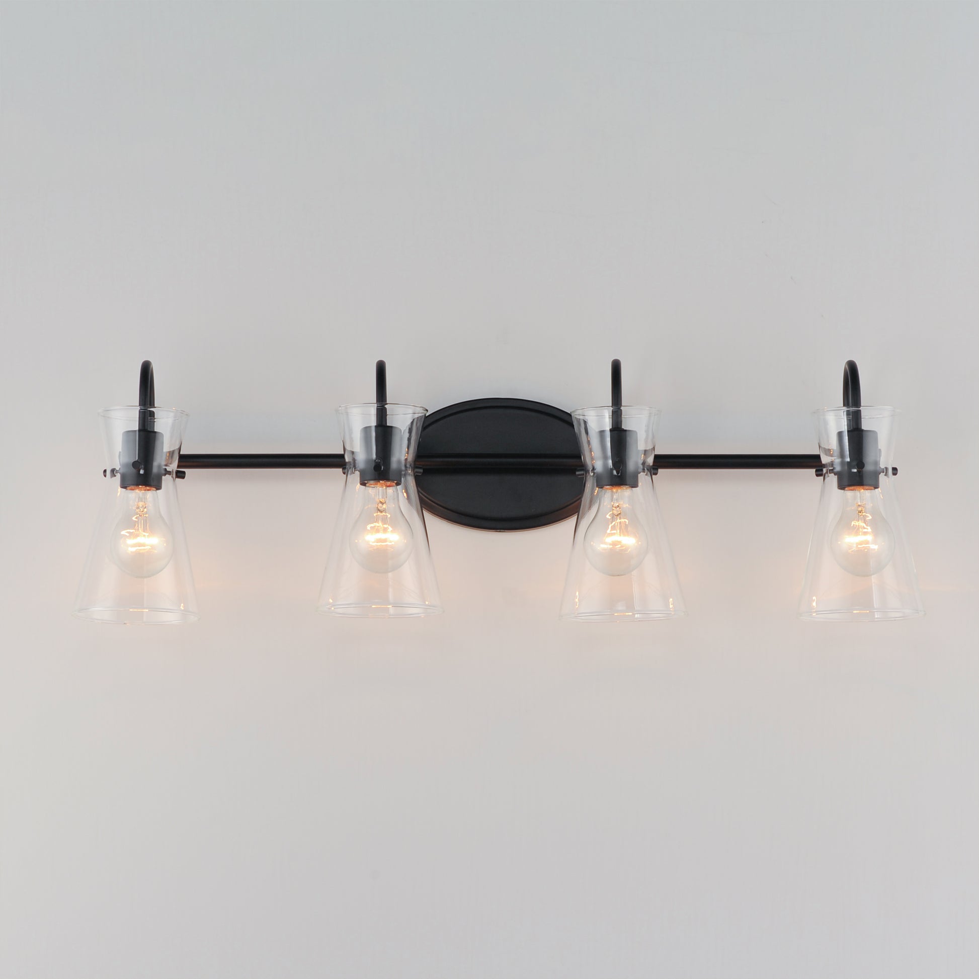 Ava 4-Light Bath Vanity Black by Maxim Lighting